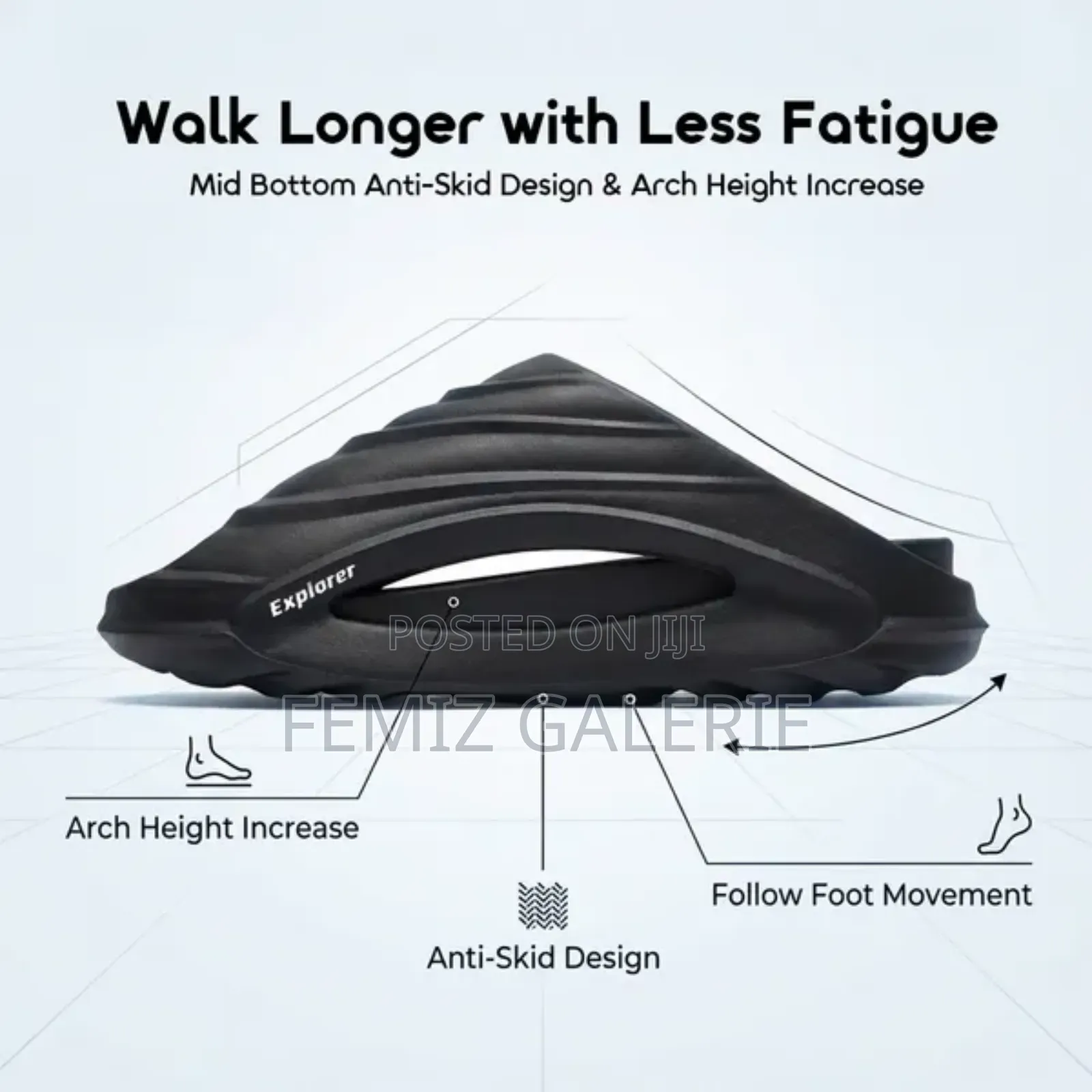 Oraimo Crestfrom Ergonomic Anti-Skid Slipper