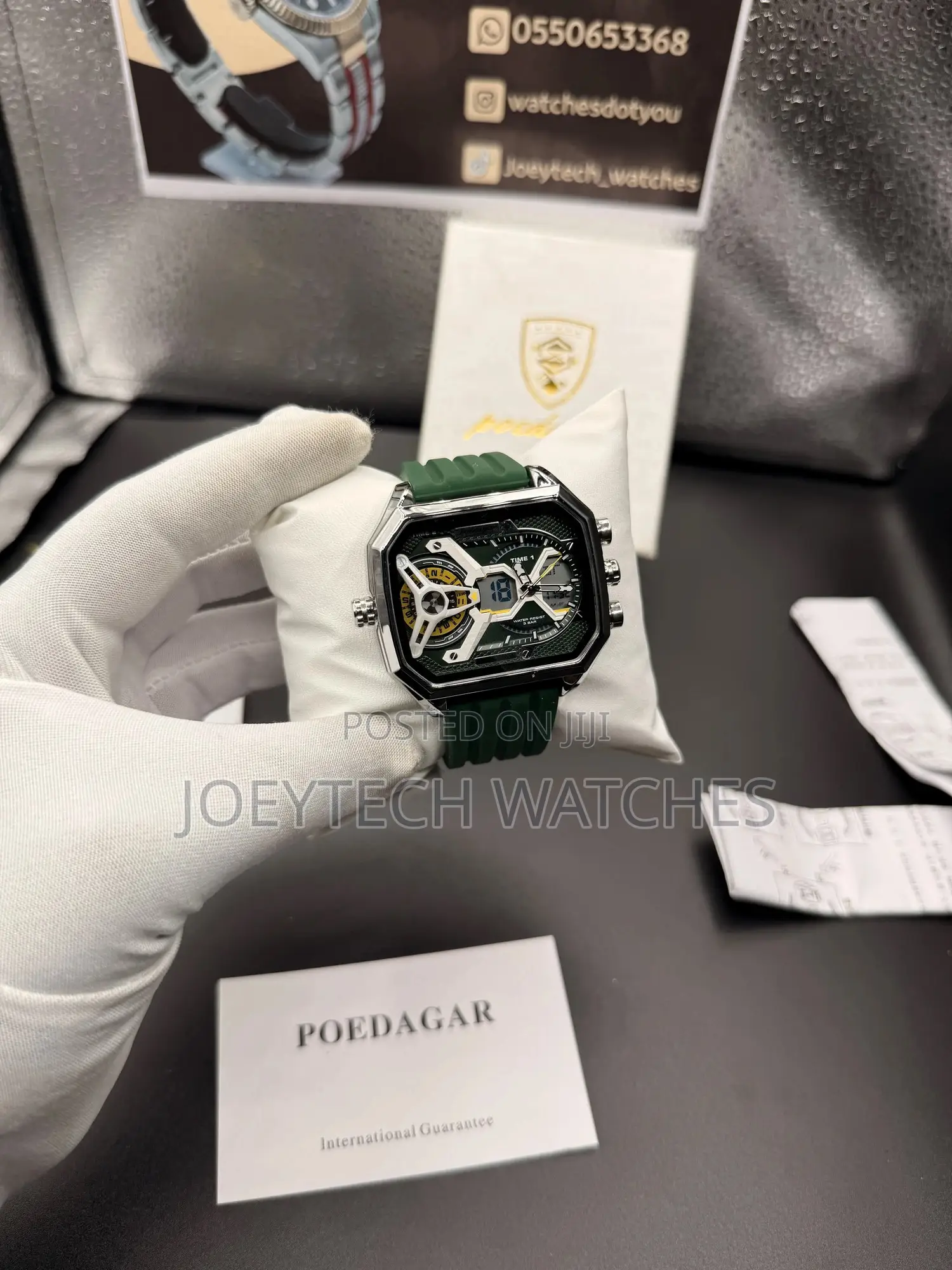Poedegar Dual Time  Timepiece