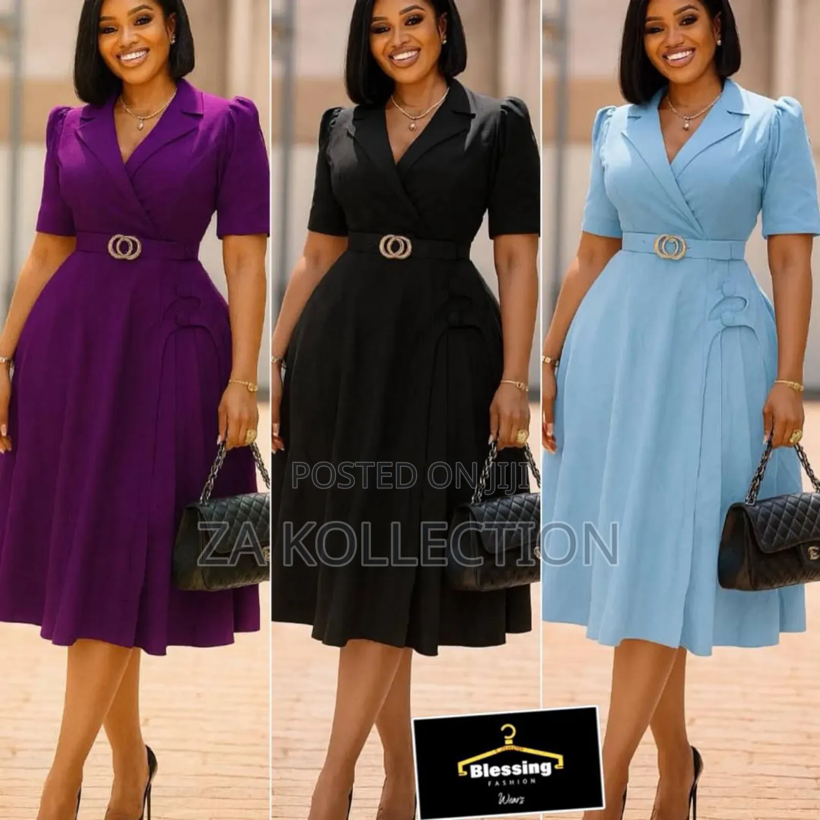 Fashion Flare Ladies Office Dress