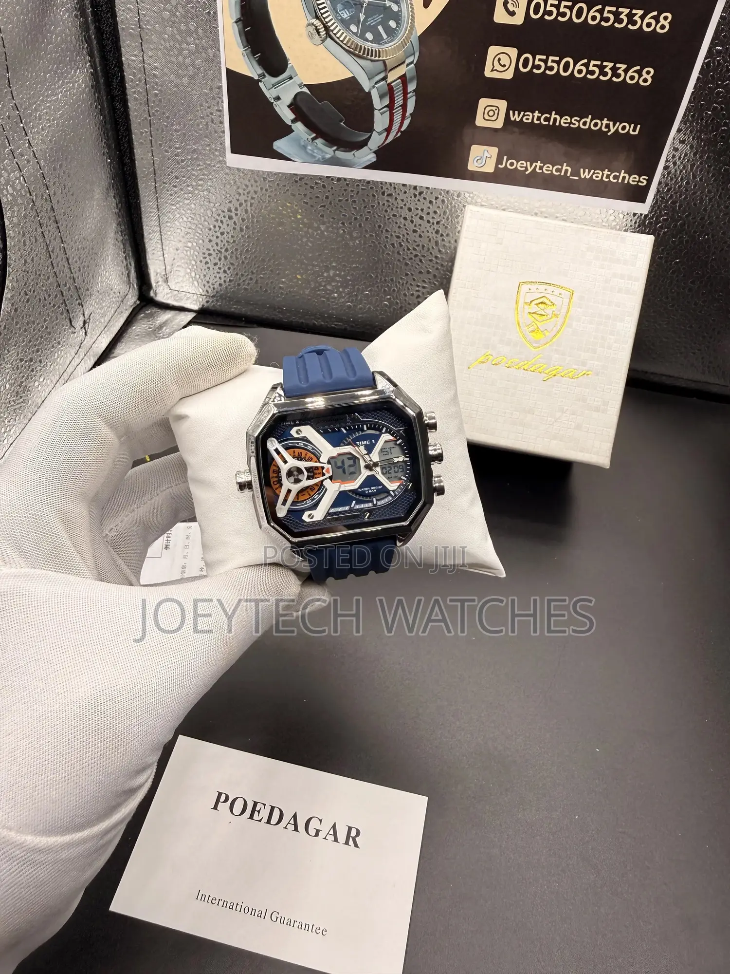 Poedegar Dual Time  Timepiece