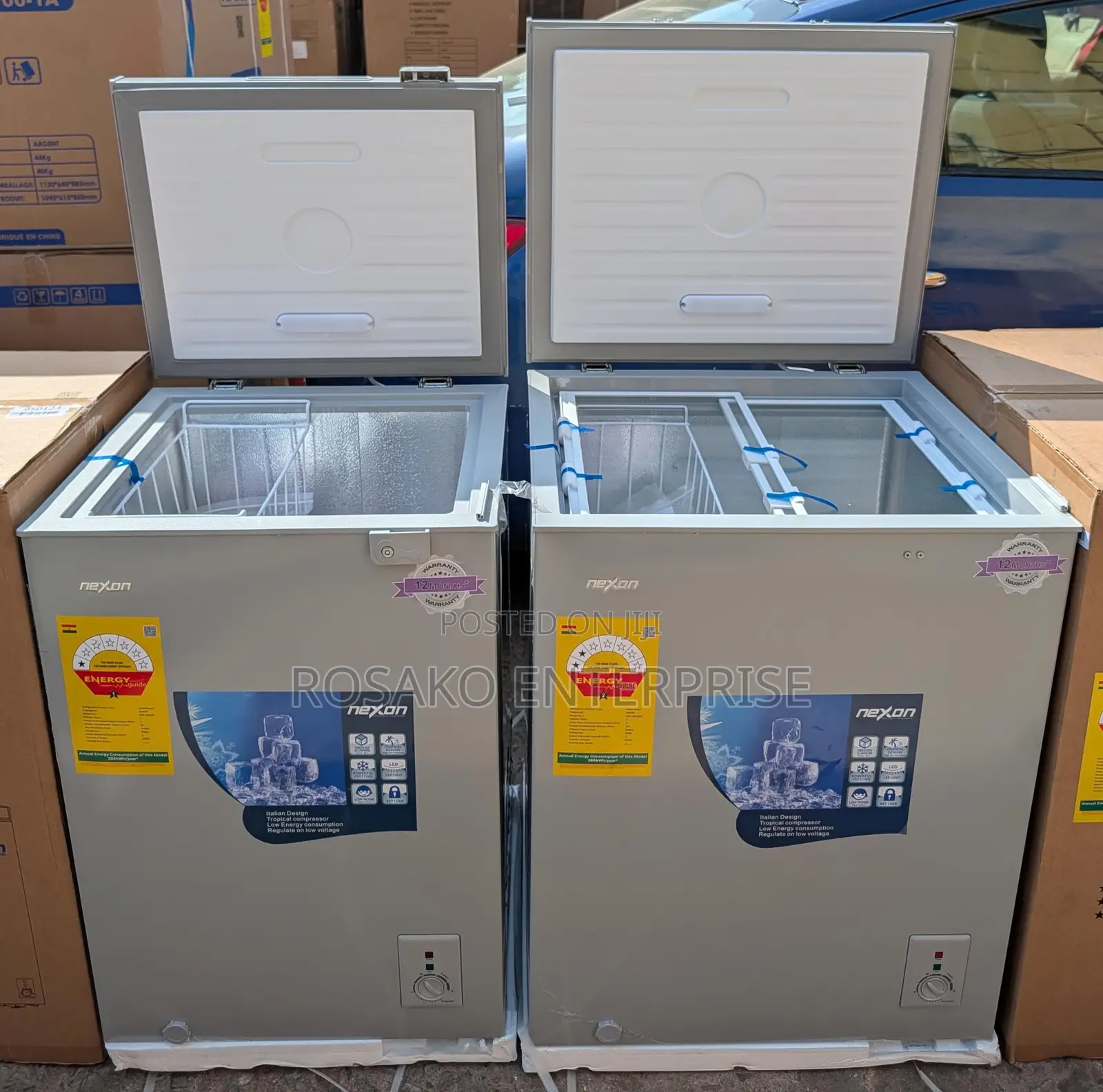 Nexon 100l Chest Freezer 1900/ 145l 2200 GHC