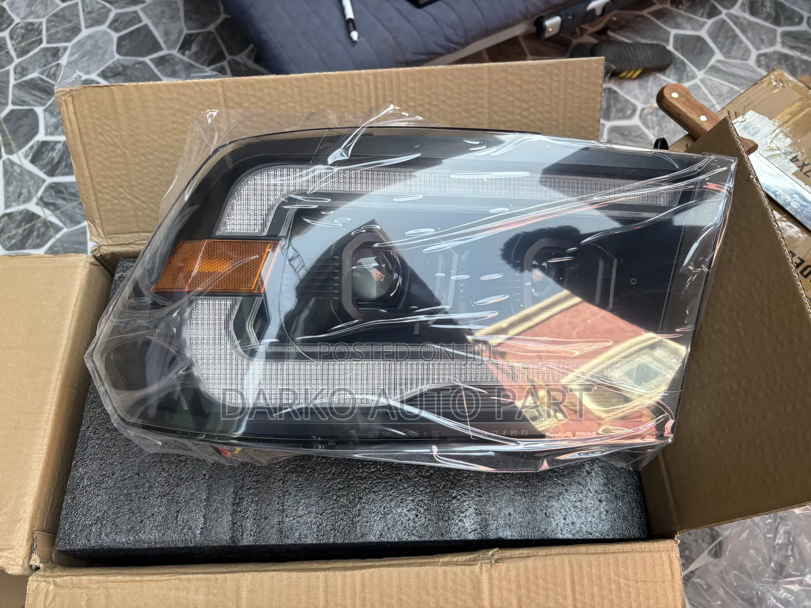 Dodge Ram 2014-2017 Headlights Full Led Available