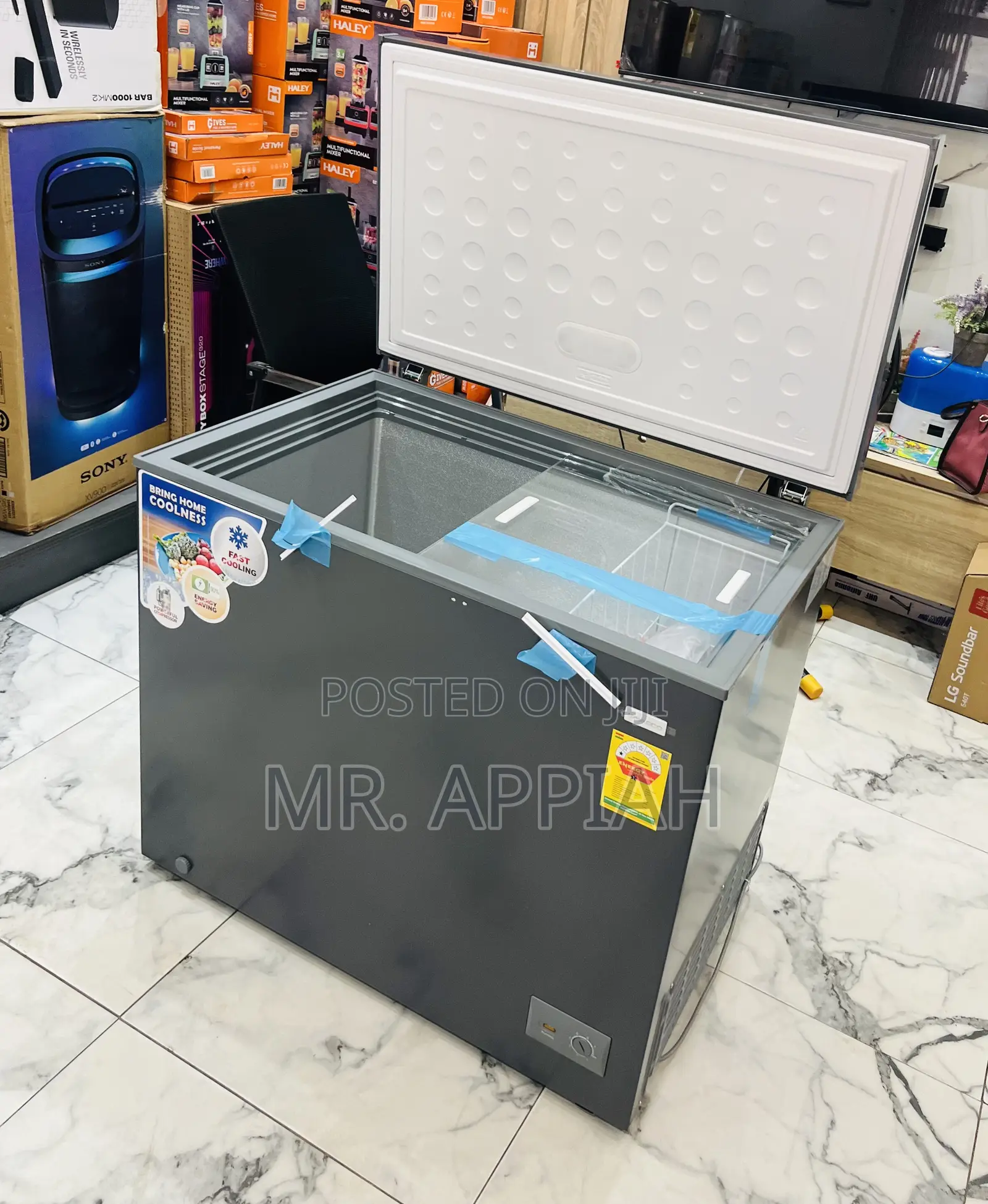 Get Affordable Nasco-Nas300 250liters 1 Door Electric Chest Freezer.