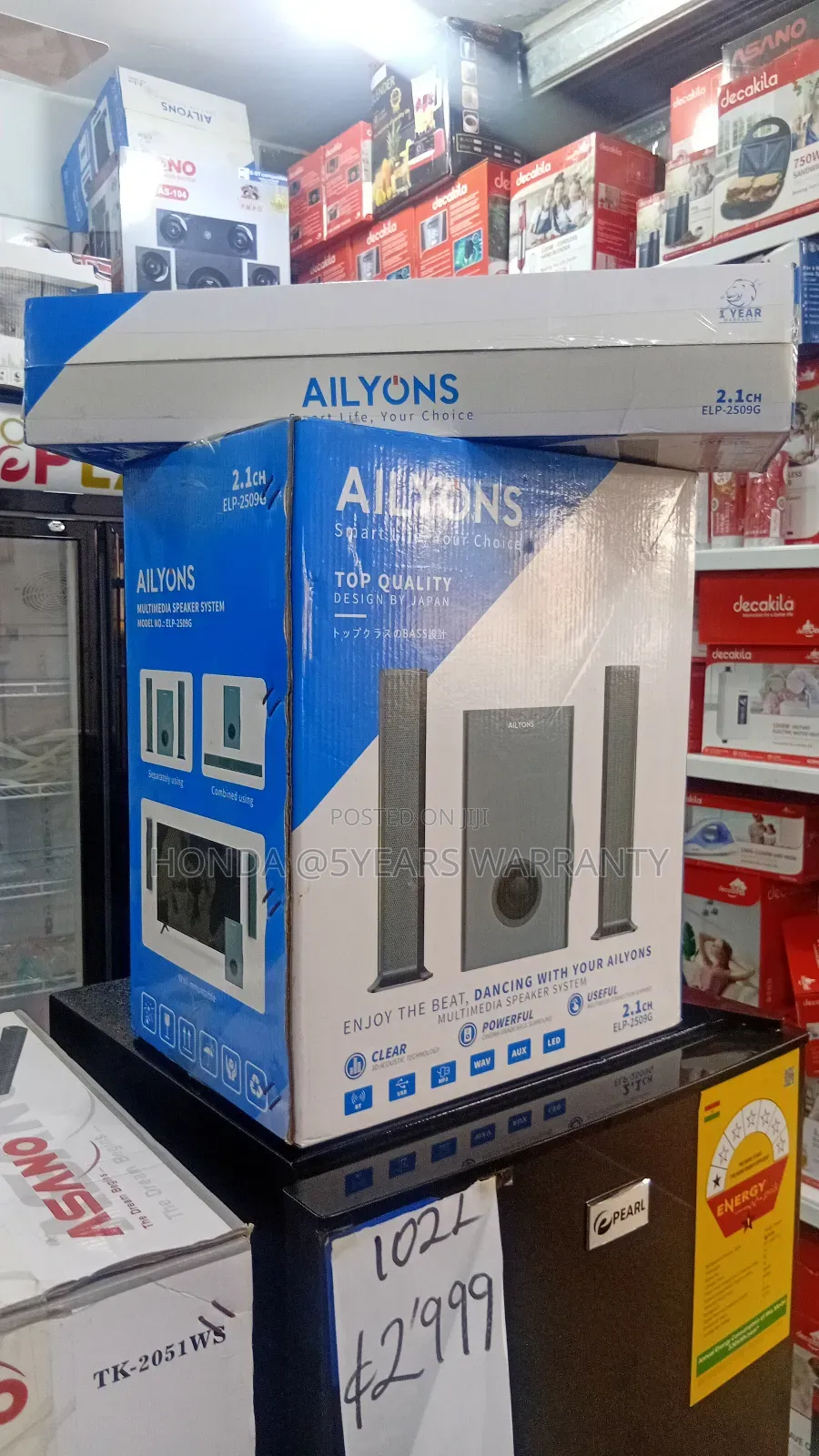 Ailyons 2.1 Speaker – Clean Sound, Modern Design