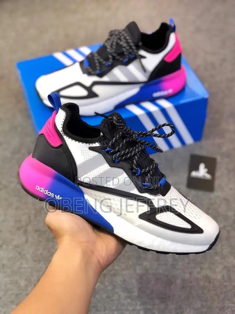 Original Adidas Zx White Multicolored