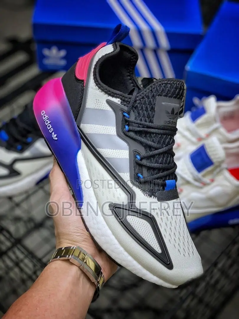 Original Adidas Zx White Multicolored
