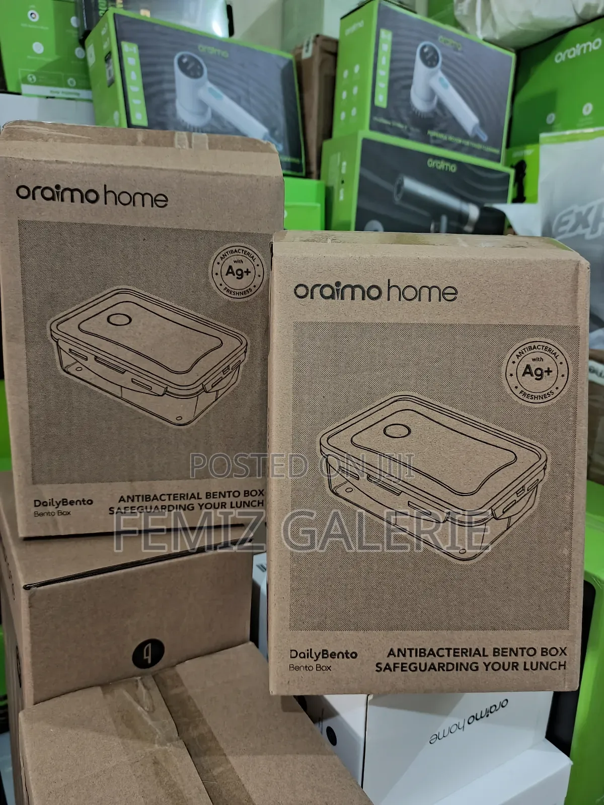 Oraimo Dailybento Antibacterial 3-Compartment Bento Box