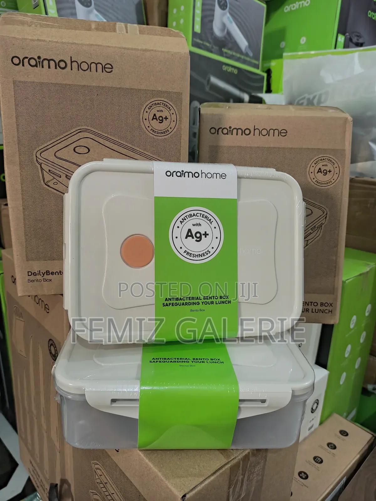 Oraimo Dailybento Antibacterial 3-Compartment Bento Box
