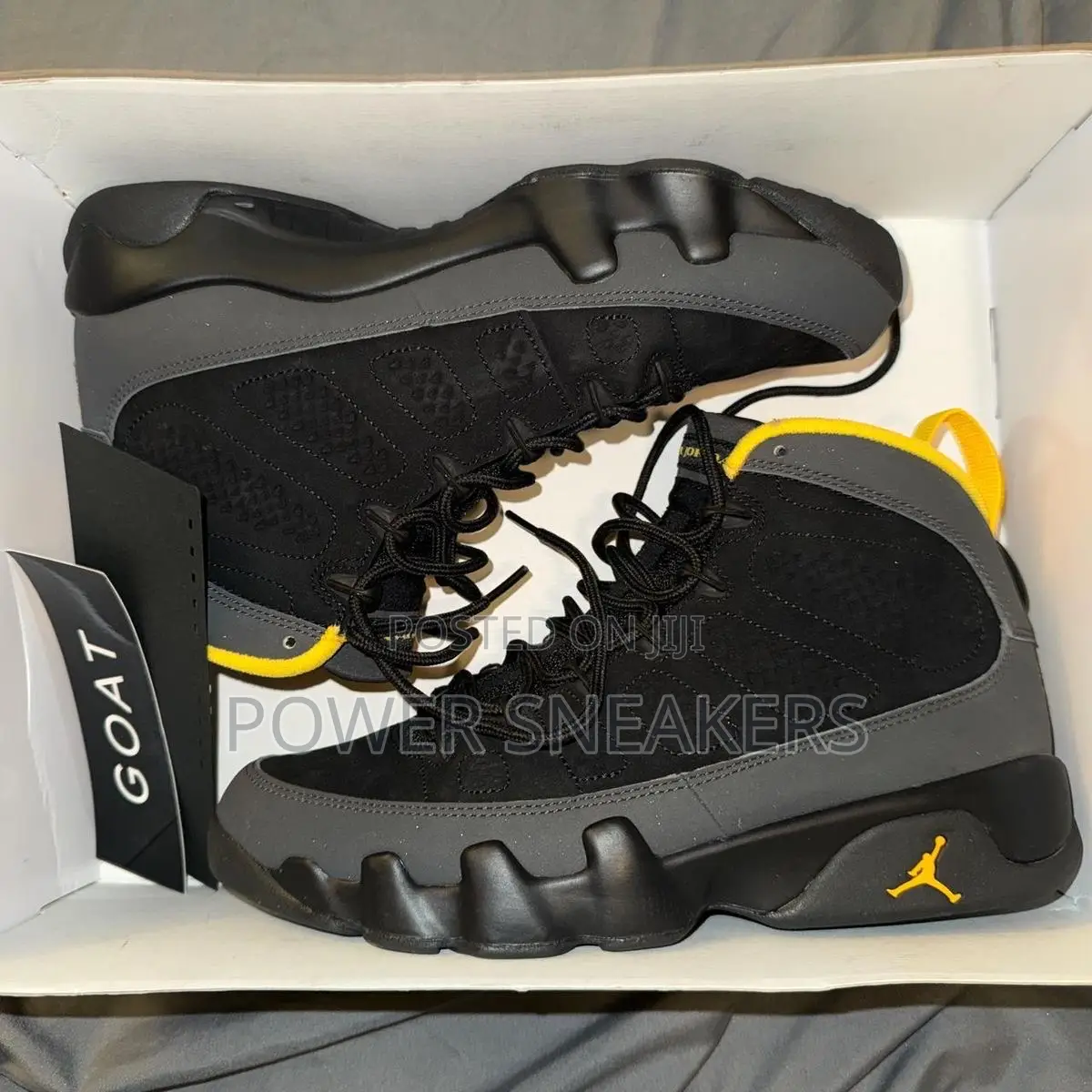 Jordan 9 Yellow/Black