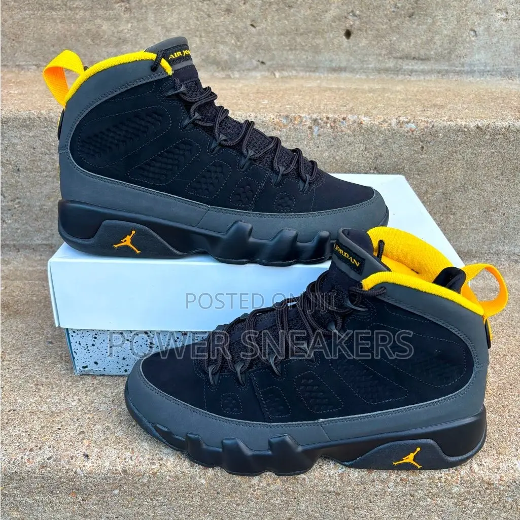 Jordan 9 Yellow/Black