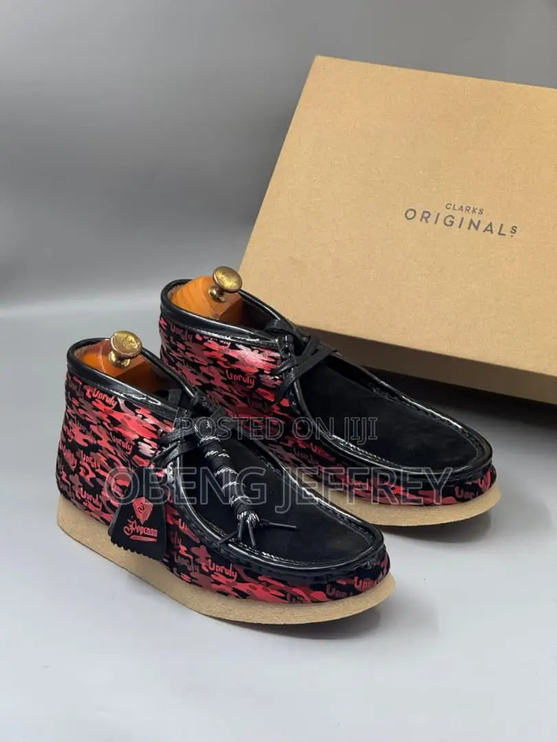 Original Clarks Red Camouflage