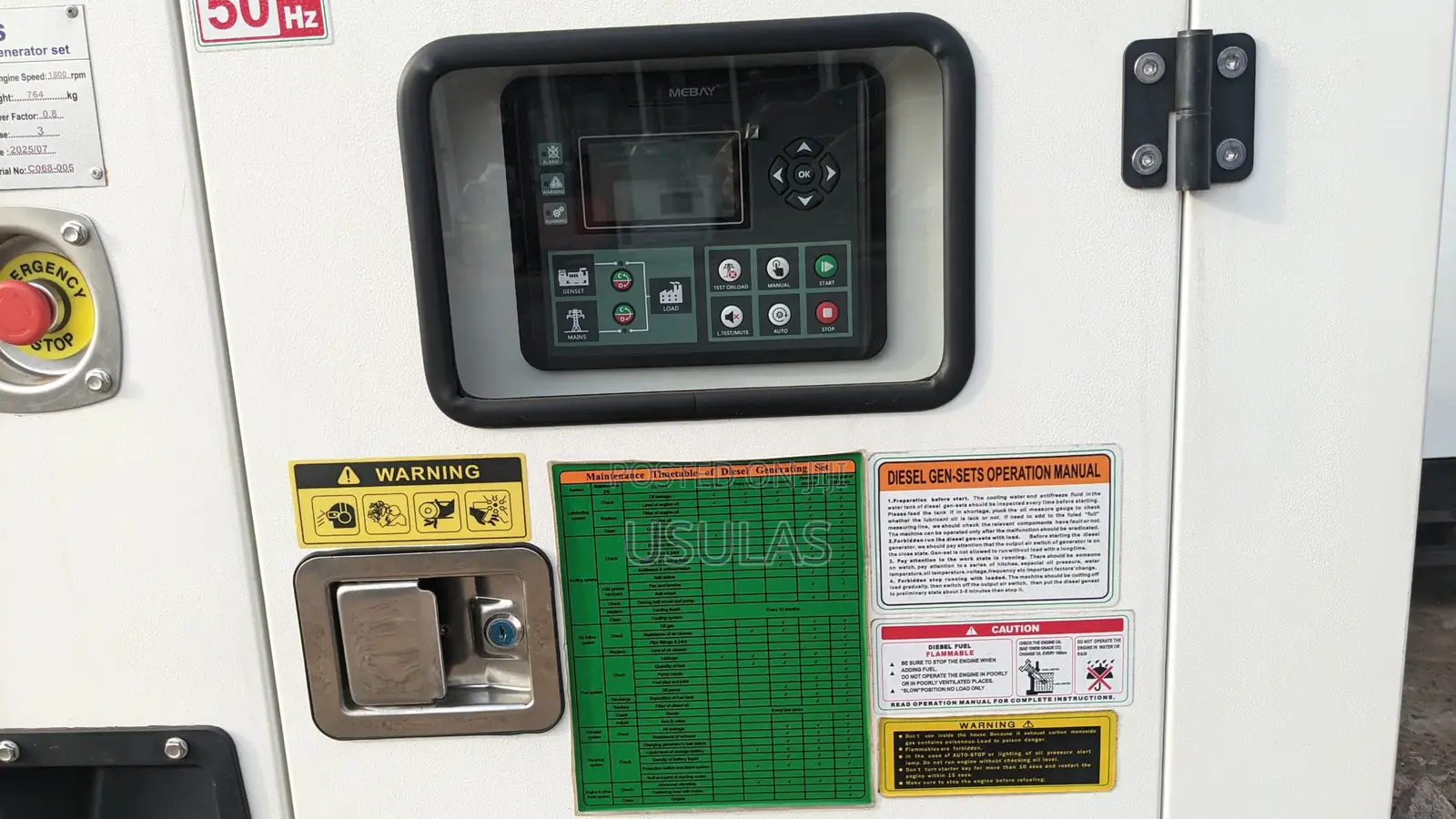 White 30kva Perkins Generator