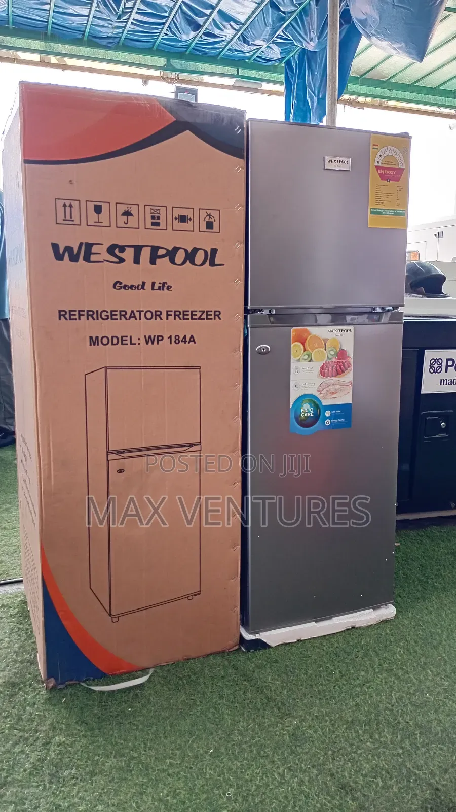 136l Westpool 184a Top Freezer Double Door Fridge