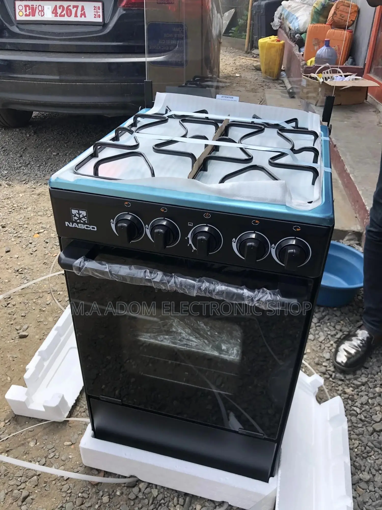 Nasco 4 Burner Gas Cooker With Oven