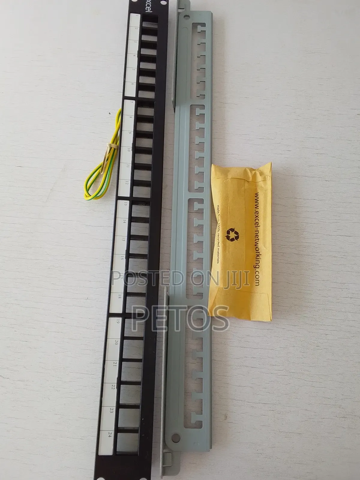 Excel Unloaded 24 Port Screened Keystone Patch Panel Frame 1u