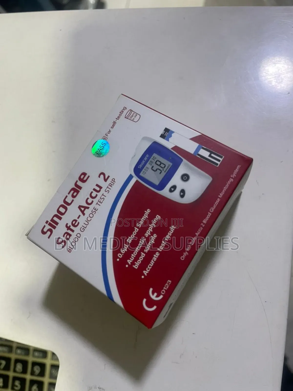 Sinocare Glucometer Strips Only