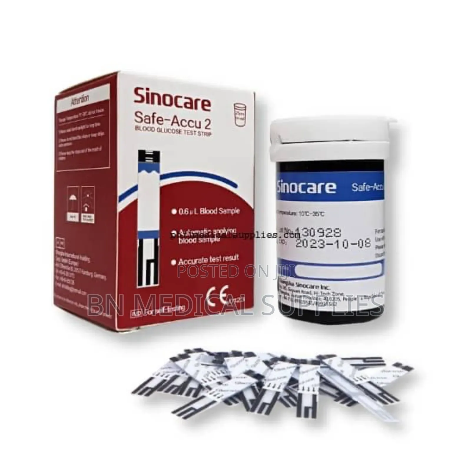 Sinocare Glucometer Strips Only