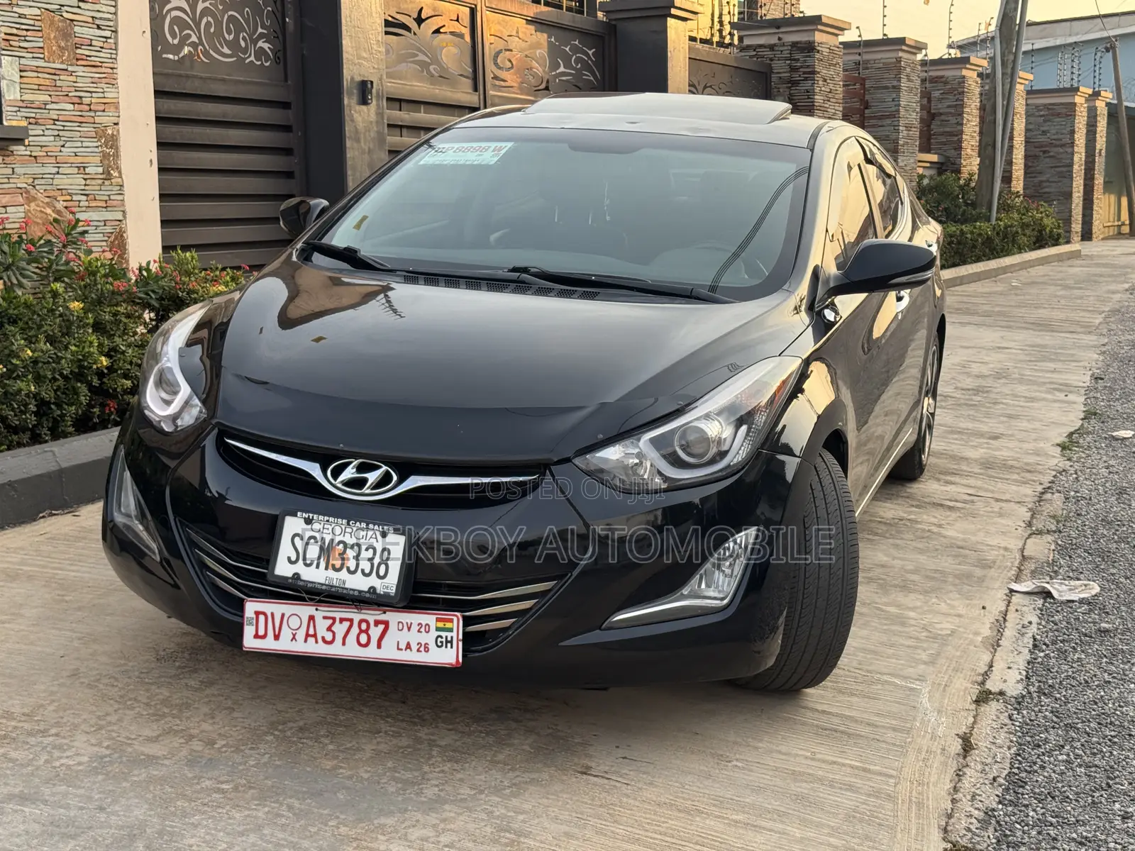 Hyundai Elantra Limited 4dr Sedan (1.8L 4cyl 6A) 2015 Black