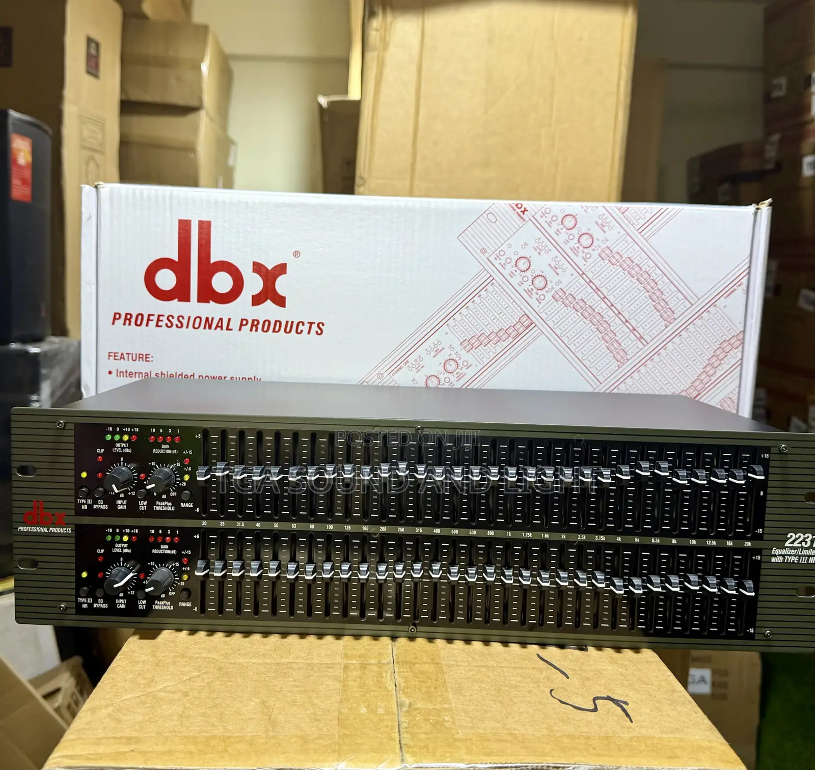 Dbx 2231 Dual Channel 31 Band Graphic Equalizer/Limiter