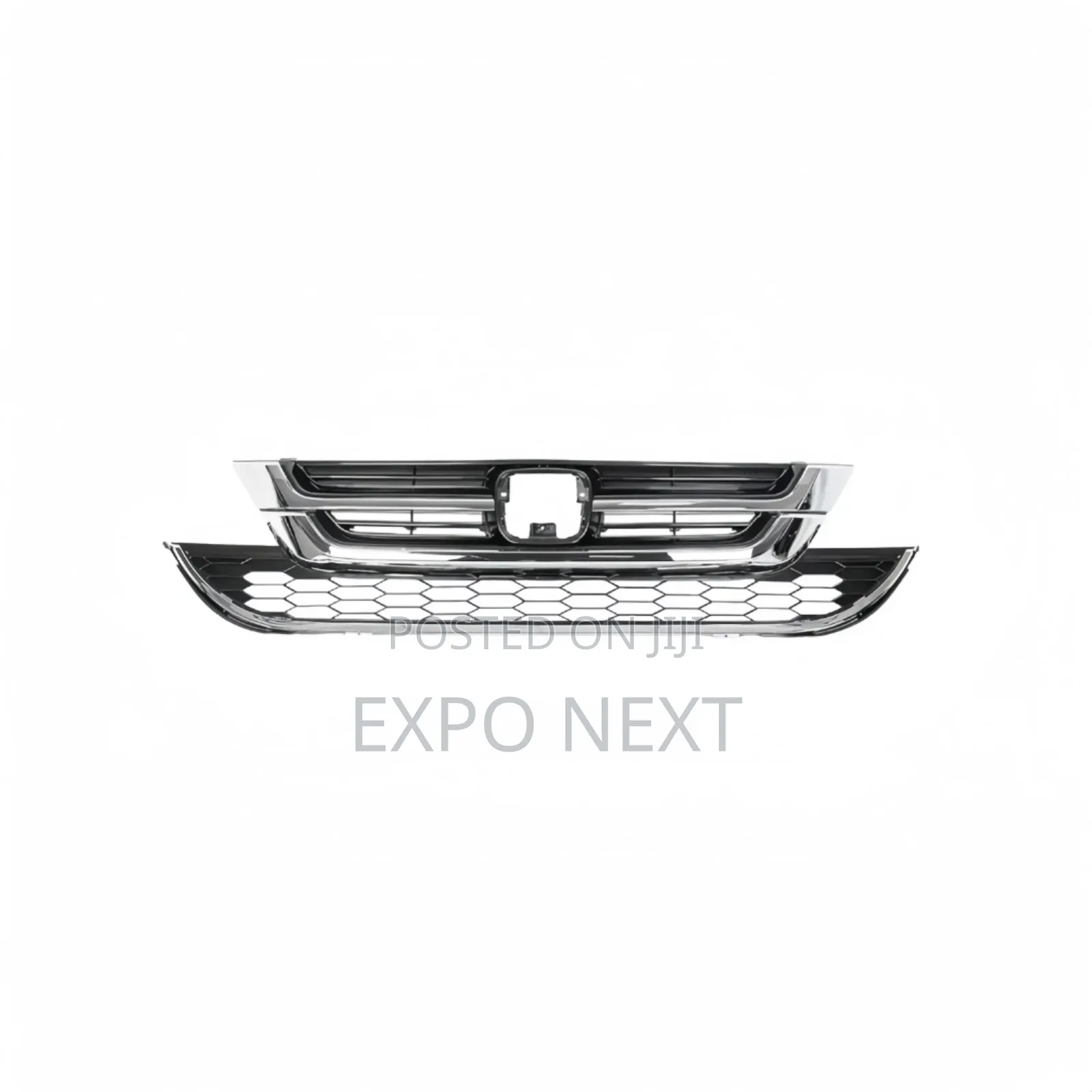 Bumper Upper Grille Abs Chrome Lower Grille For Honda  Cr-v 2010 -2011