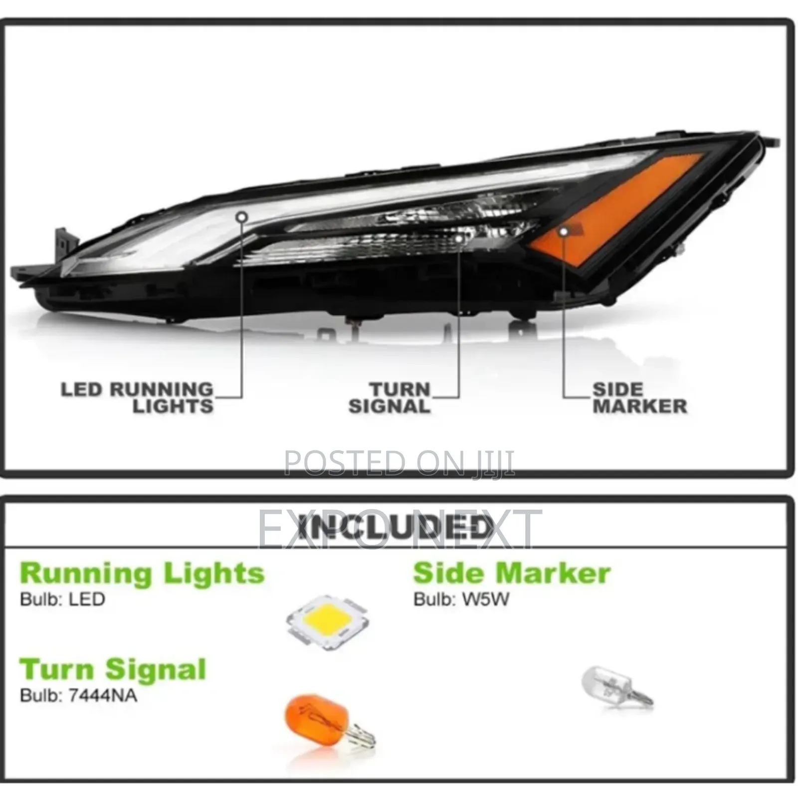 Nissan Rogue 2021-2023 Headlight Day Running Lights