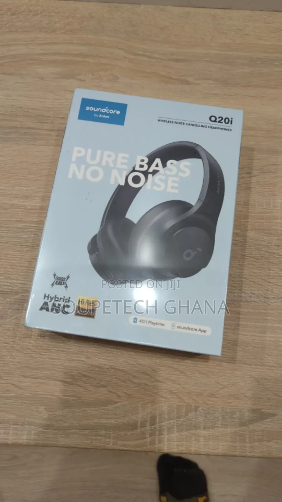 Soundcore Anker Q20i Hybrid Anc Headphones – Deep Bass Nc