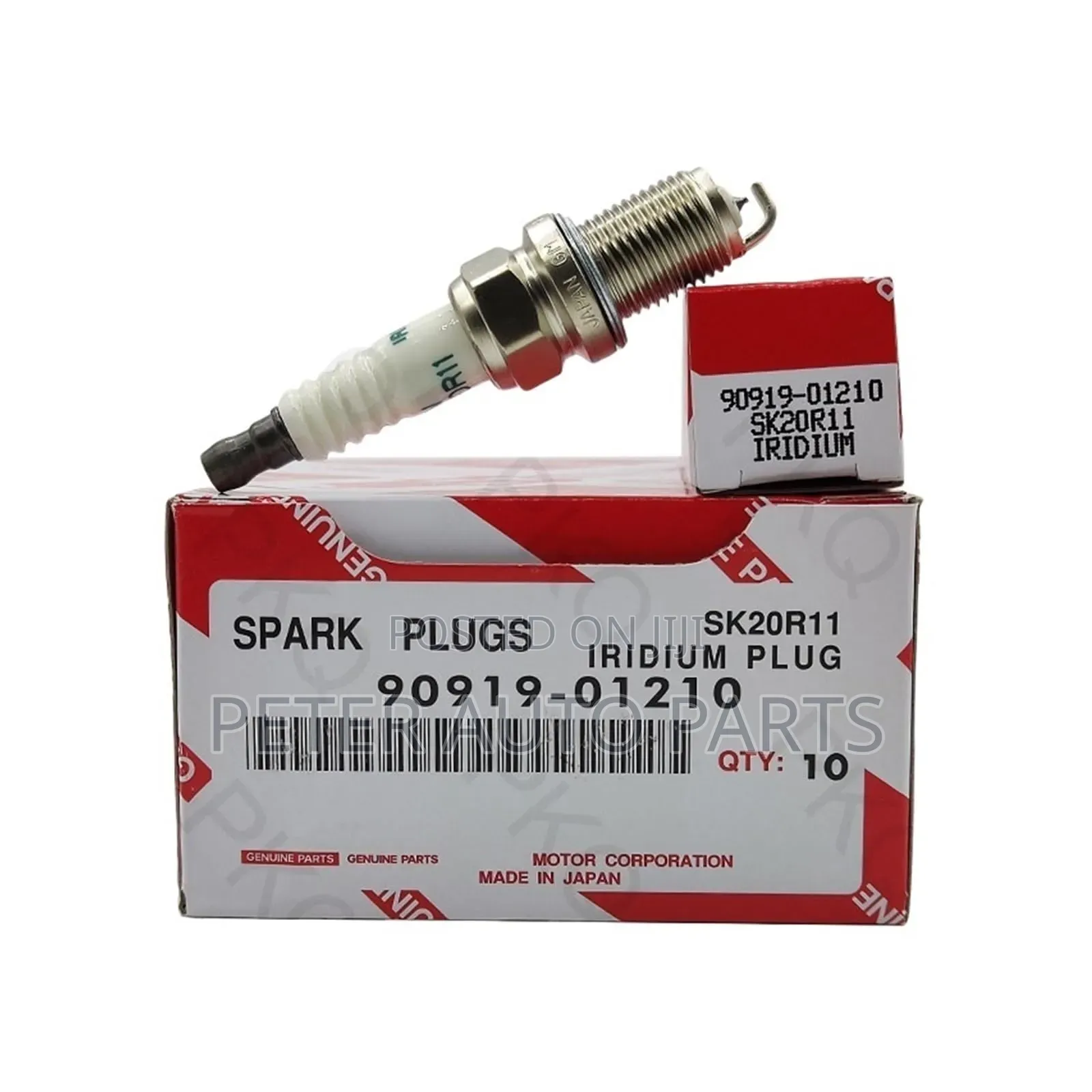 Toyota Yaris 2012-14 Spark Plugs.