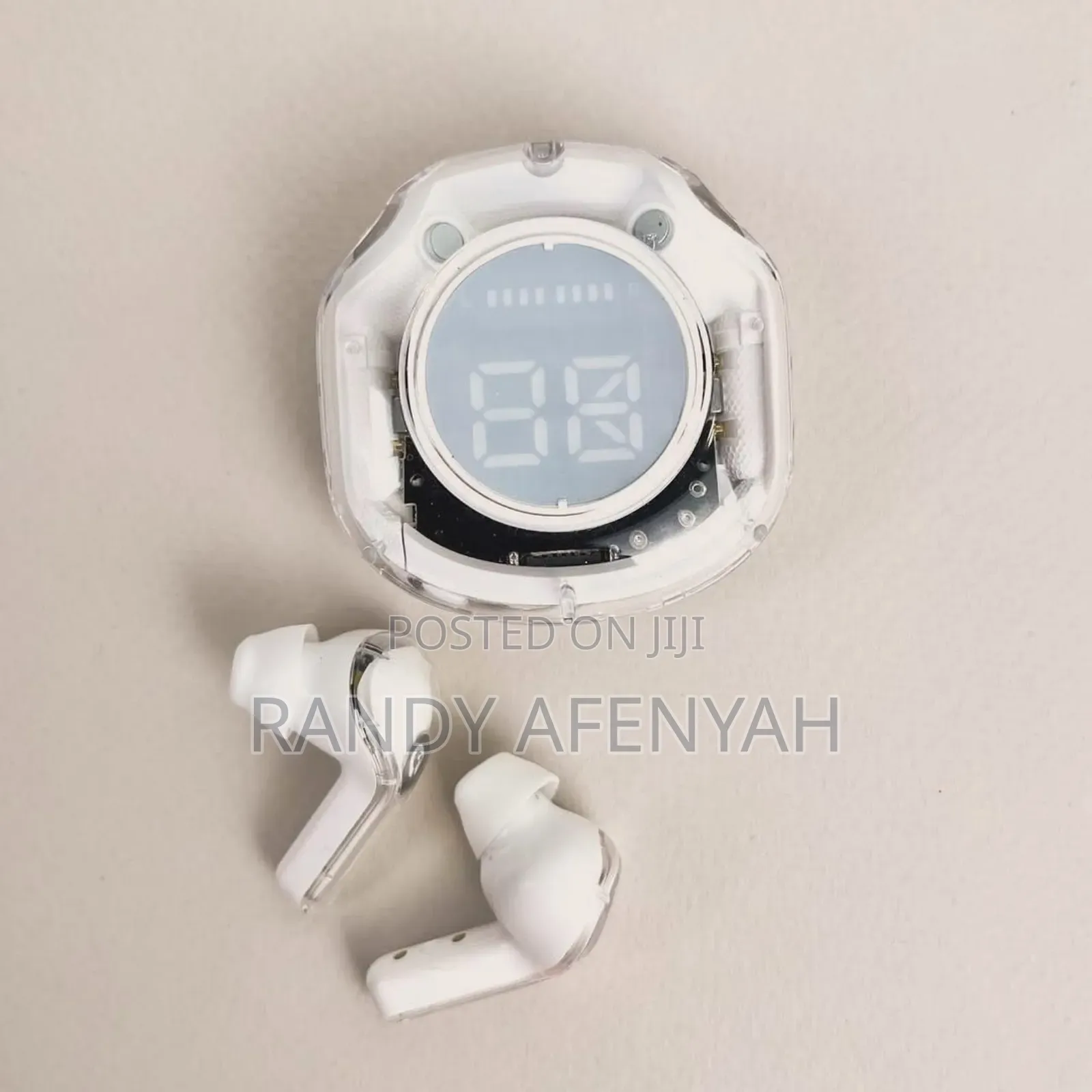 Round Watch Ultra With Airpods