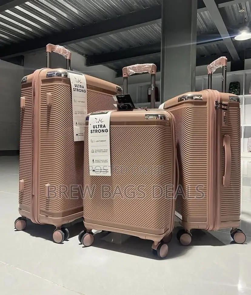 Quality 3set Ultra Strong Fiber Unbreakable Metallic Edge Travel Bag.