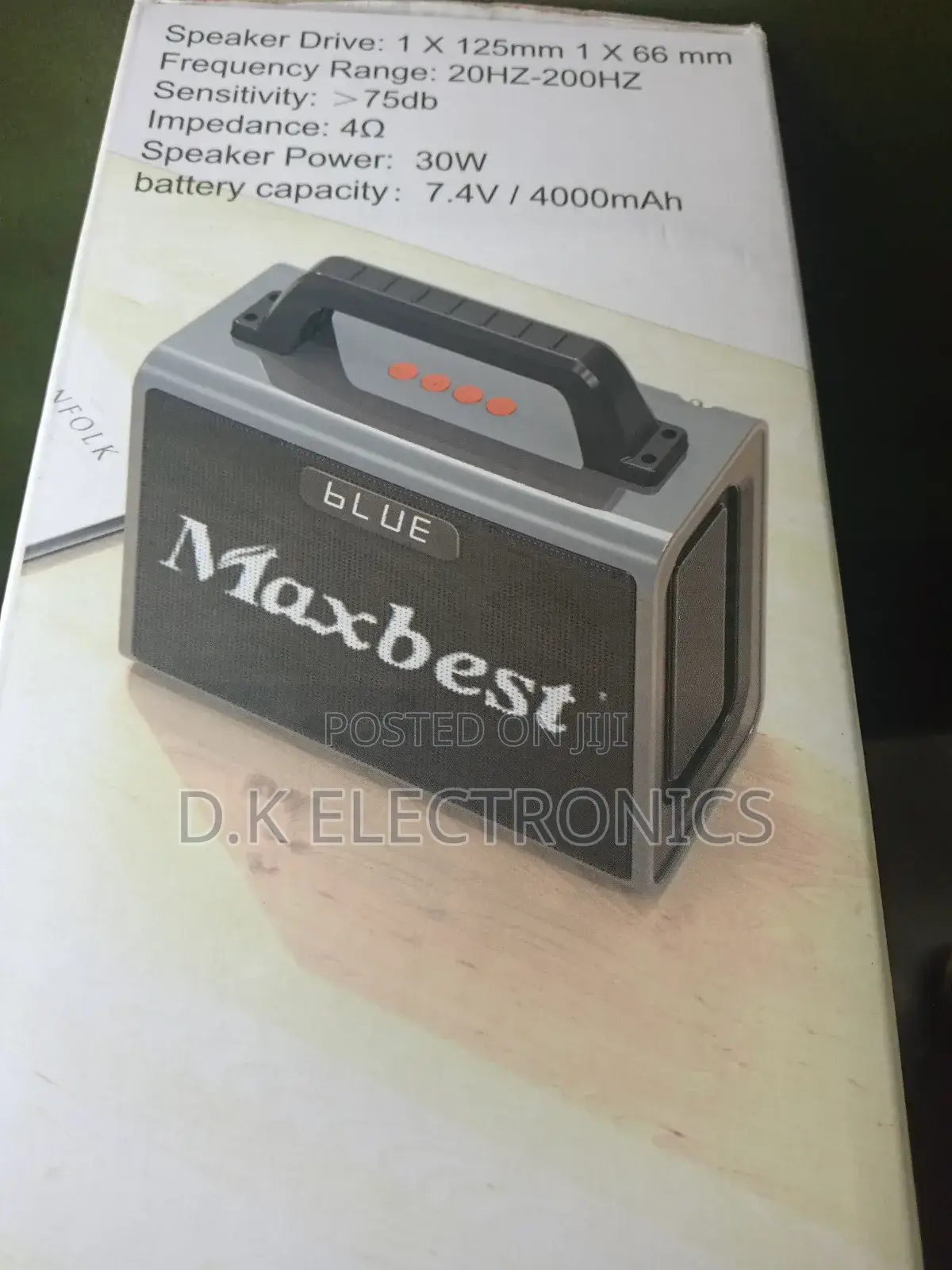 Original Maxbest Mb-M8 Portable Rechargeable Speaker
