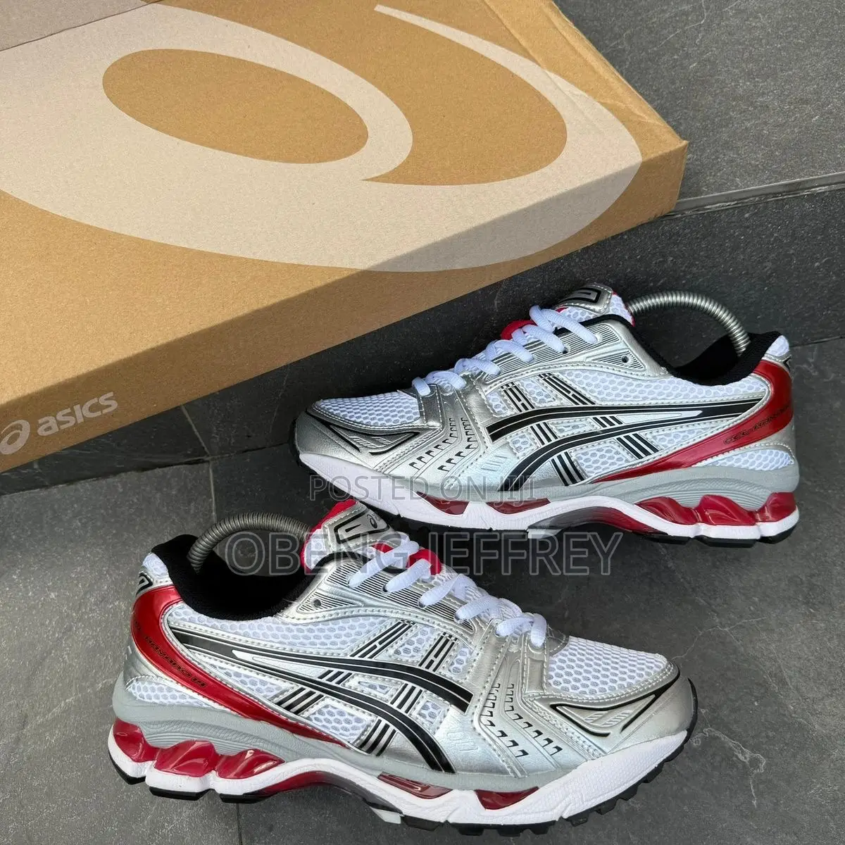 Original Asics Gel-Kayano 14 Classic Red