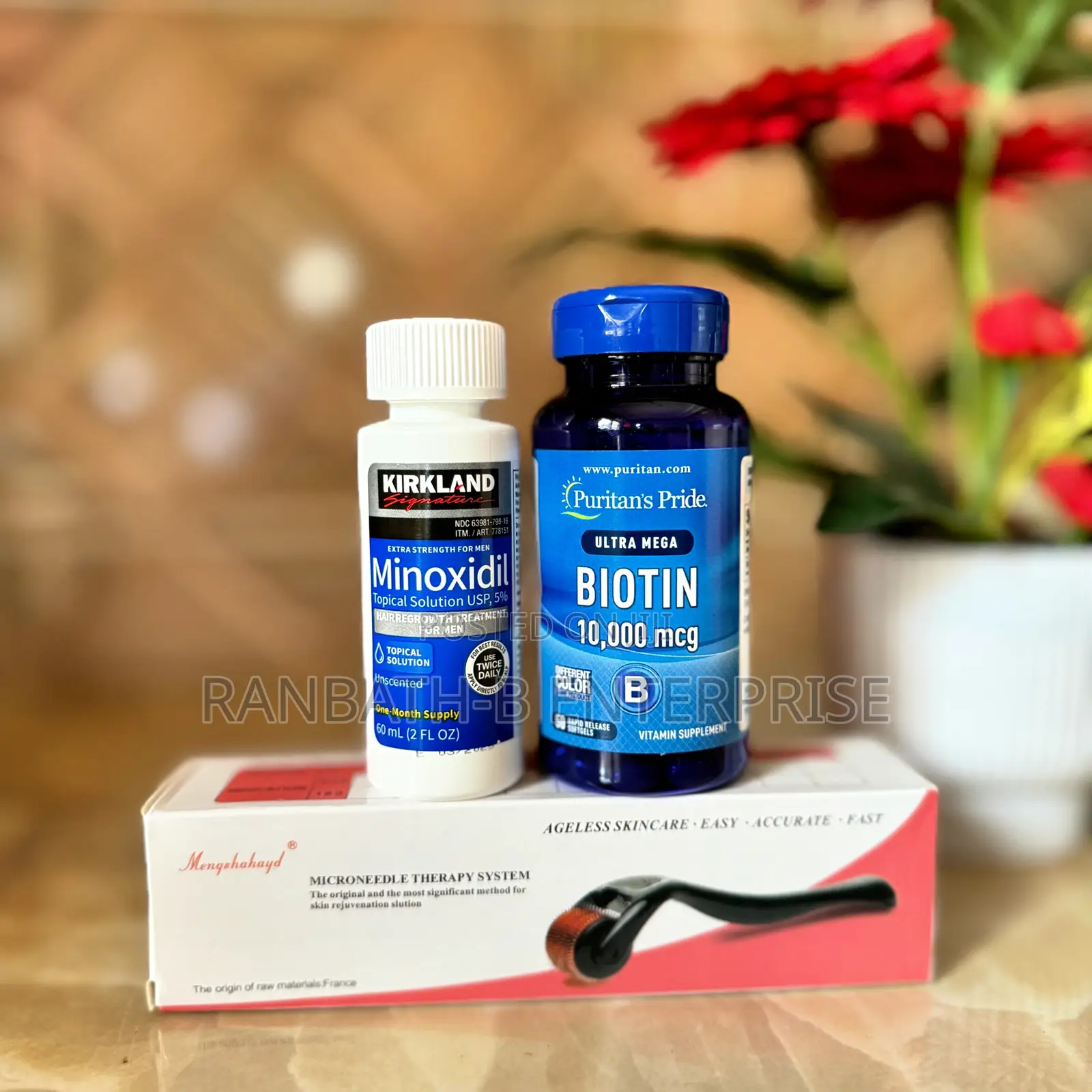 Kirkland Plus Puritan Biotin Plus Derma Roller