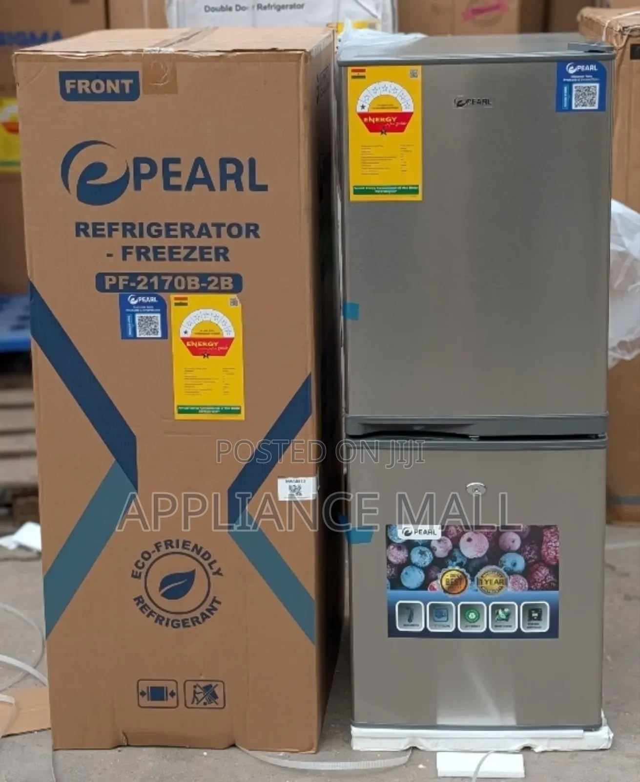 Pearl Fridge Pf1270b-2b (125l)