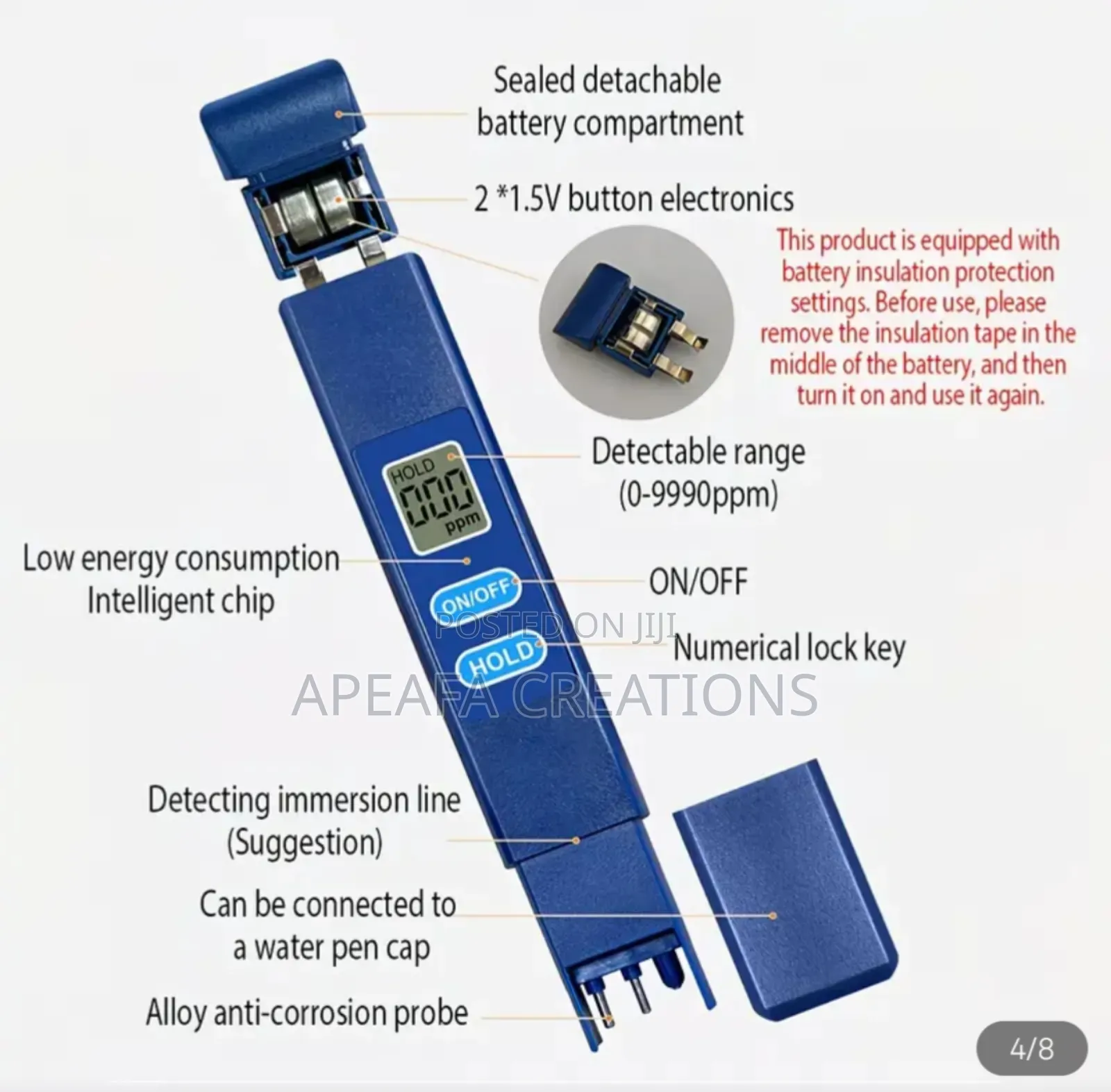 TDS Water Quality Testing Pen