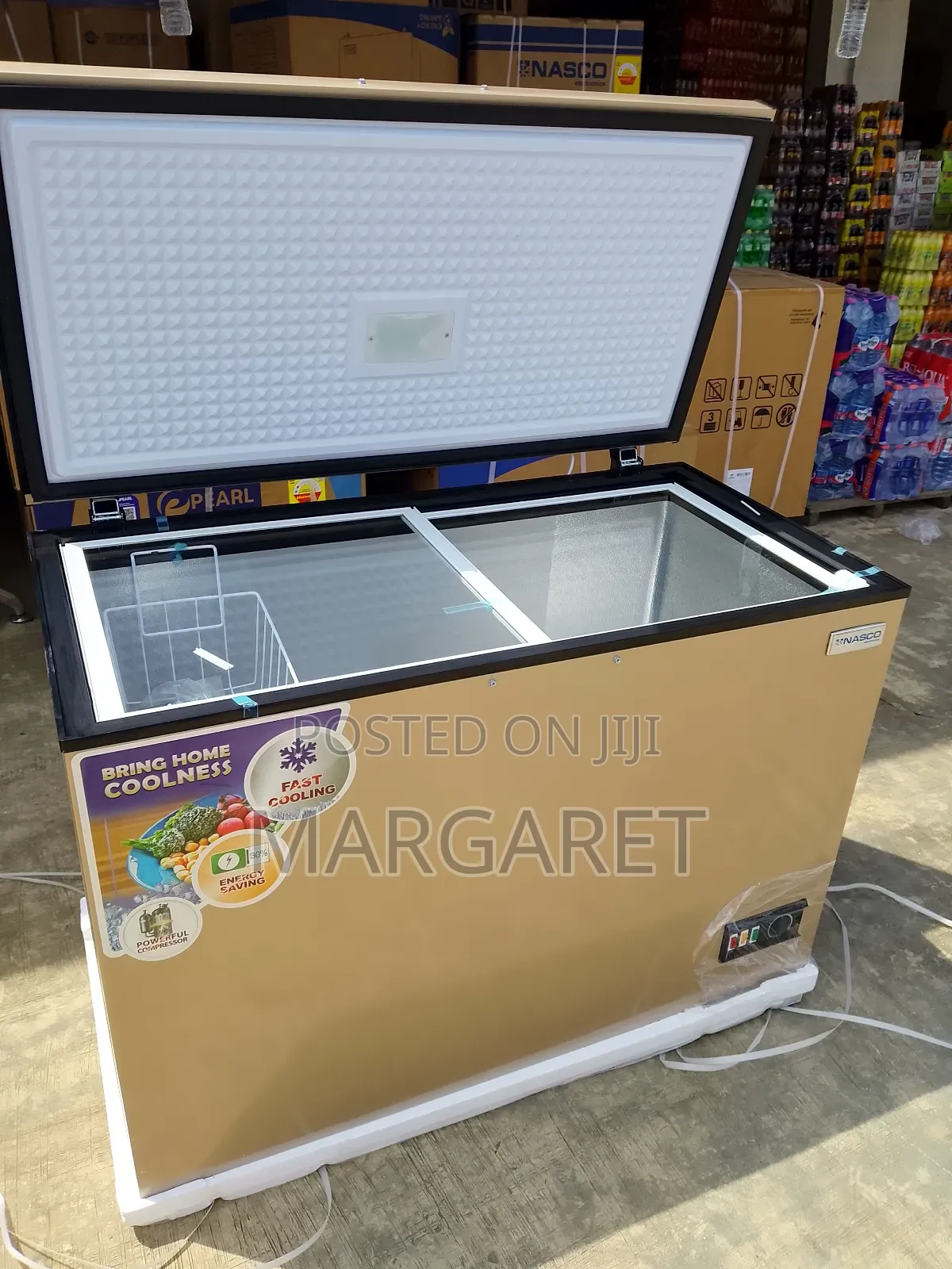 Gold Color Nasco 318 Litters Chest Freezer Nasco