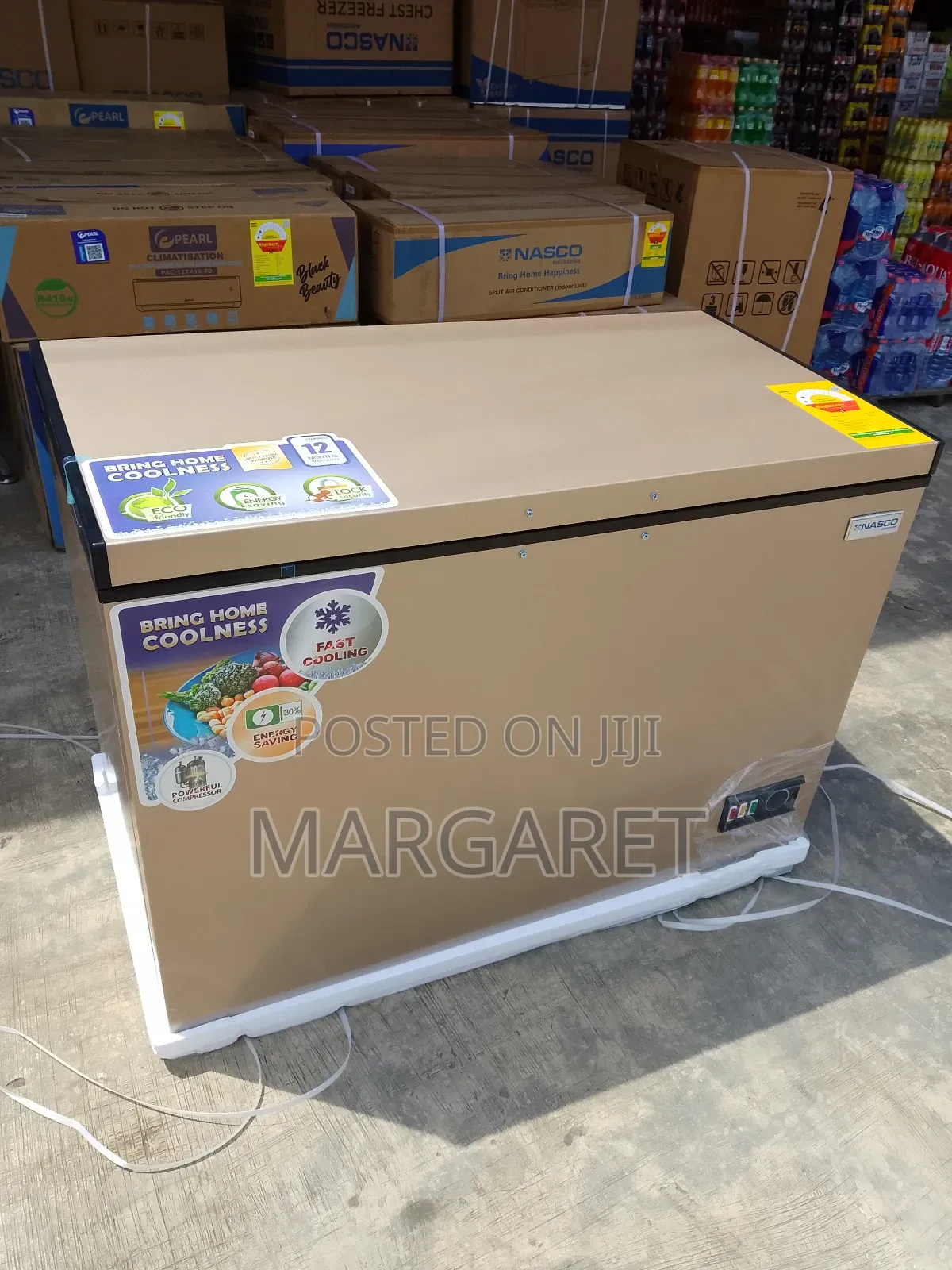 Gold Color Nasco 318 Litters Chest Freezer Nasco