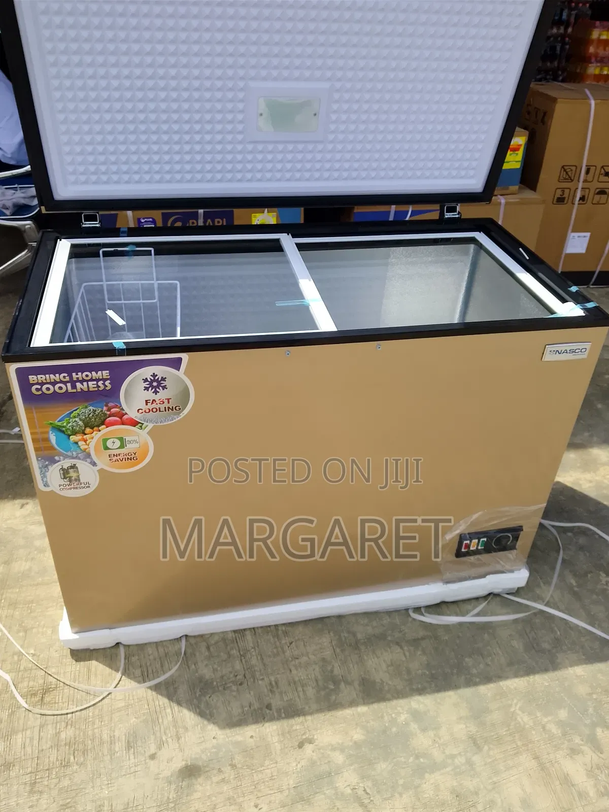 Gold Color Nasco 318 Litters Chest Freezer Nasco