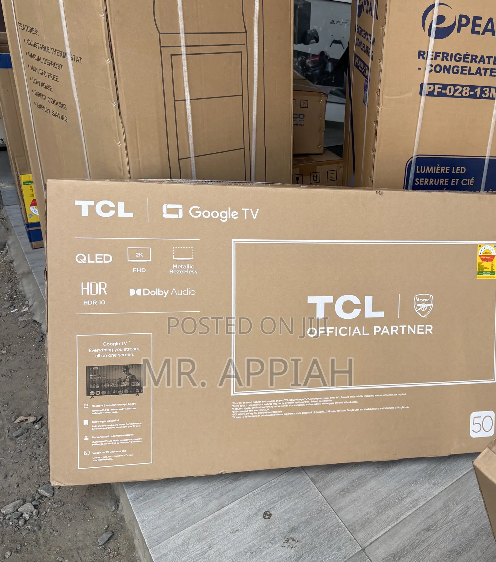 Durable TCL 50s5k 50 Inch Qled Smart Satellite Tv(2025 Model)Black