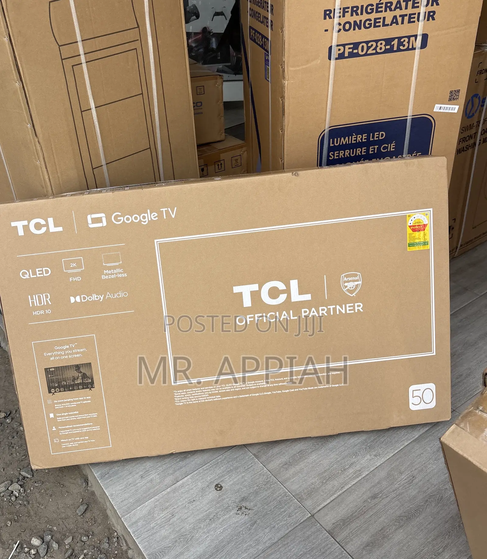 Get Premium TCL-50s5k 50” Qled Smart Satellite Tv(2025 Model)Black