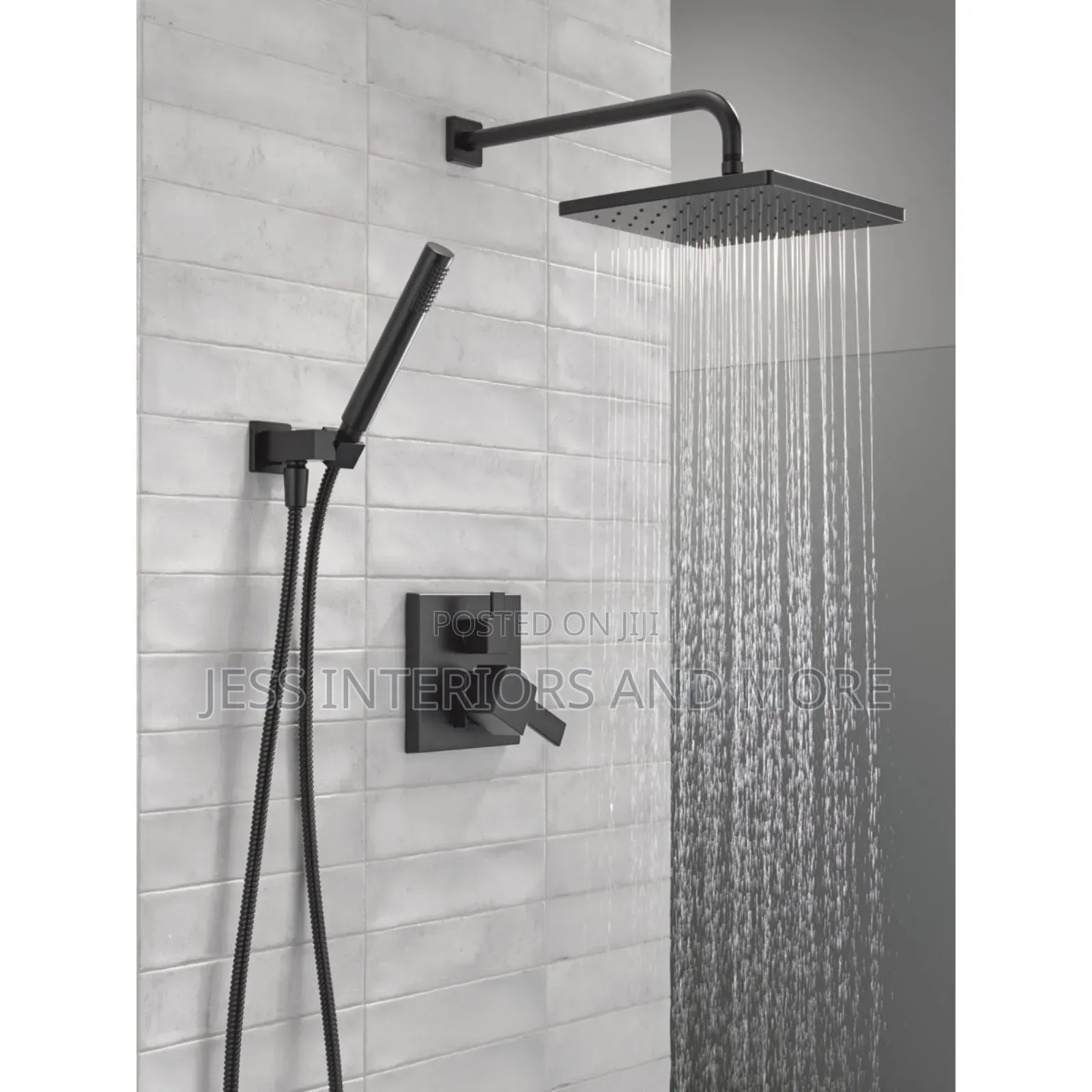 Delta Rain Shower Head With Handheld Spray, Shower Faucet Set