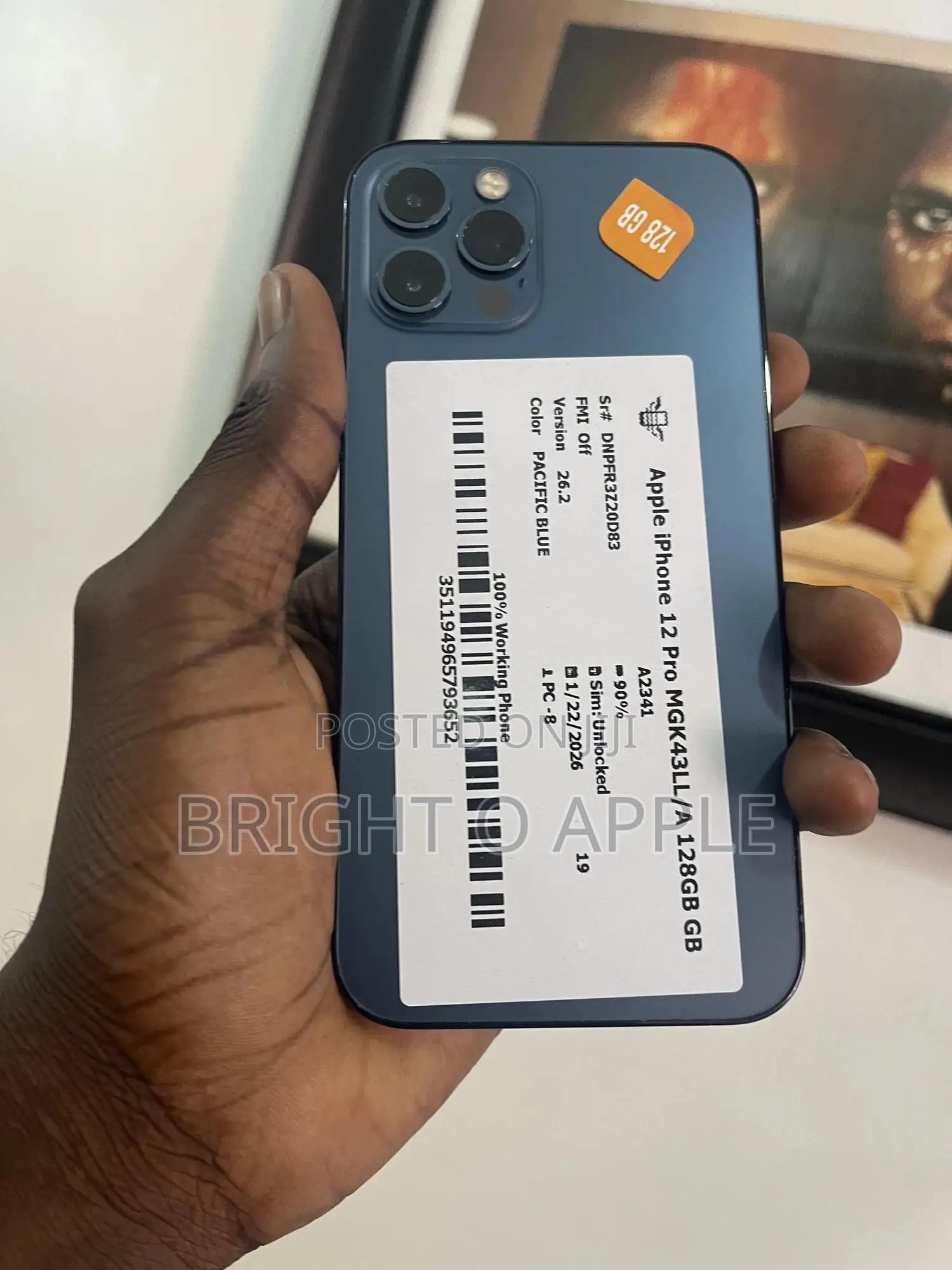 New Apple iPhone 12 Pro 128 GB Blue