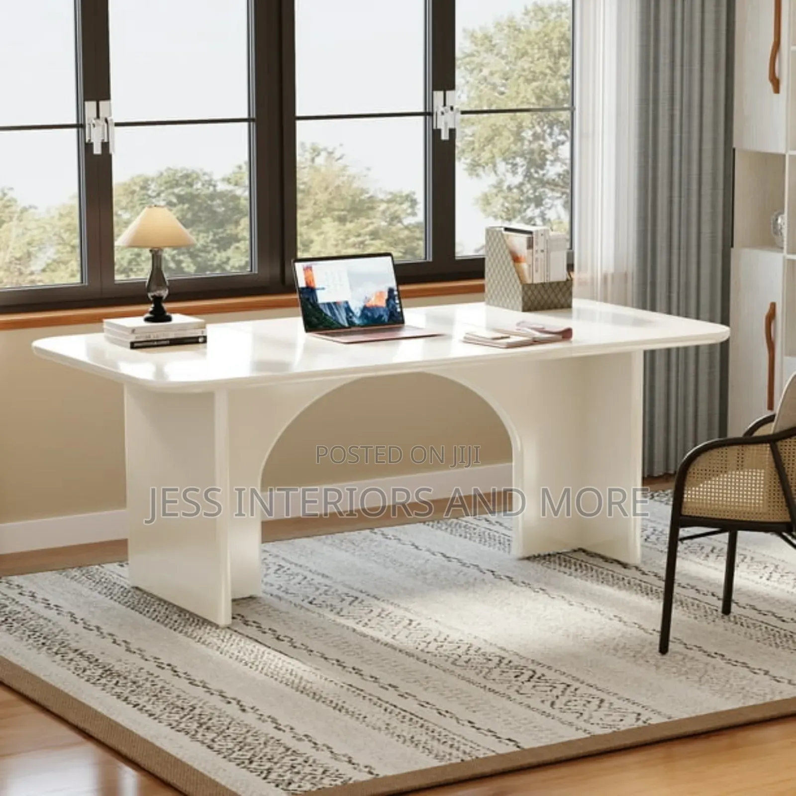 Computer Desk (Arch Design
) Cream