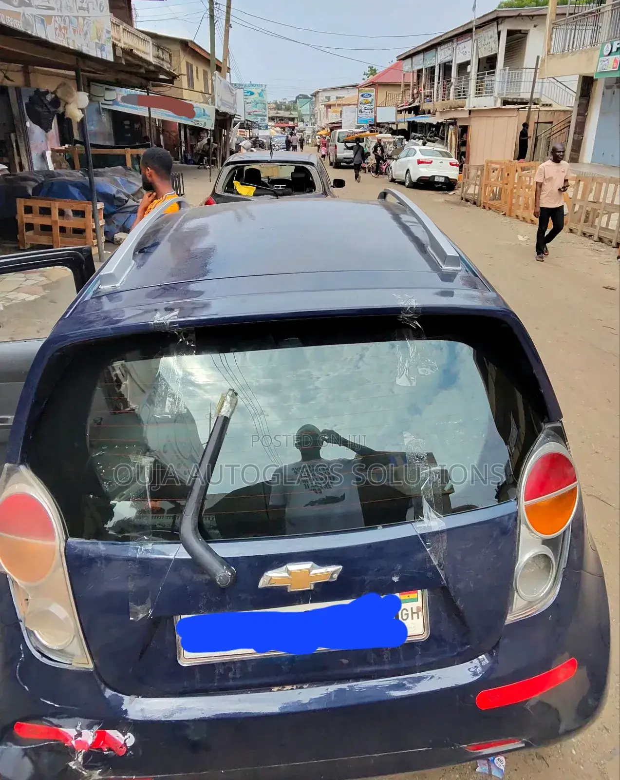 2010 Chevrolet Spark Heated Tailgate Window Glass Back Glass Available