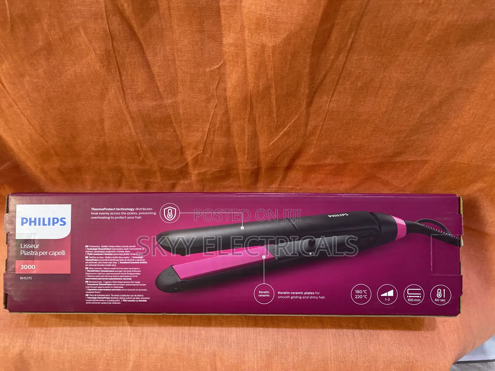 3000 Series Philips Bhs375 Hair Straightener