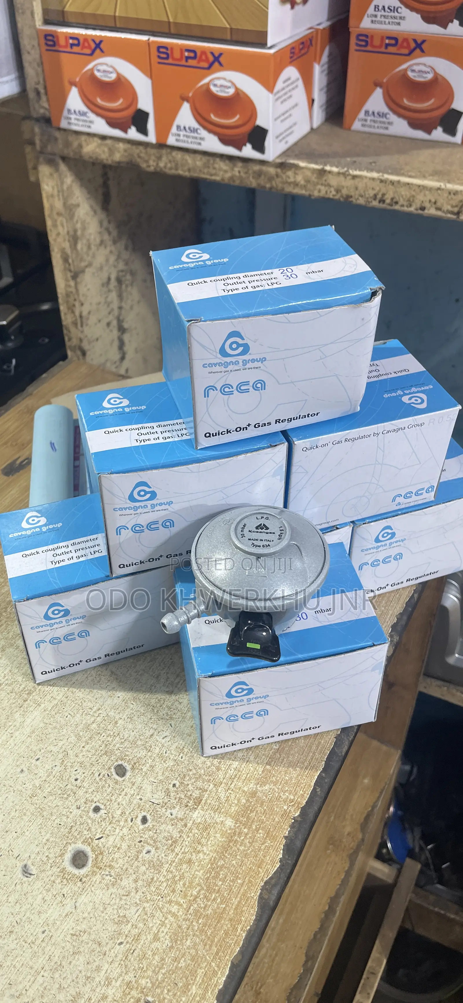 Quick on Gas Regulator [Cavgna Made in Italy ]