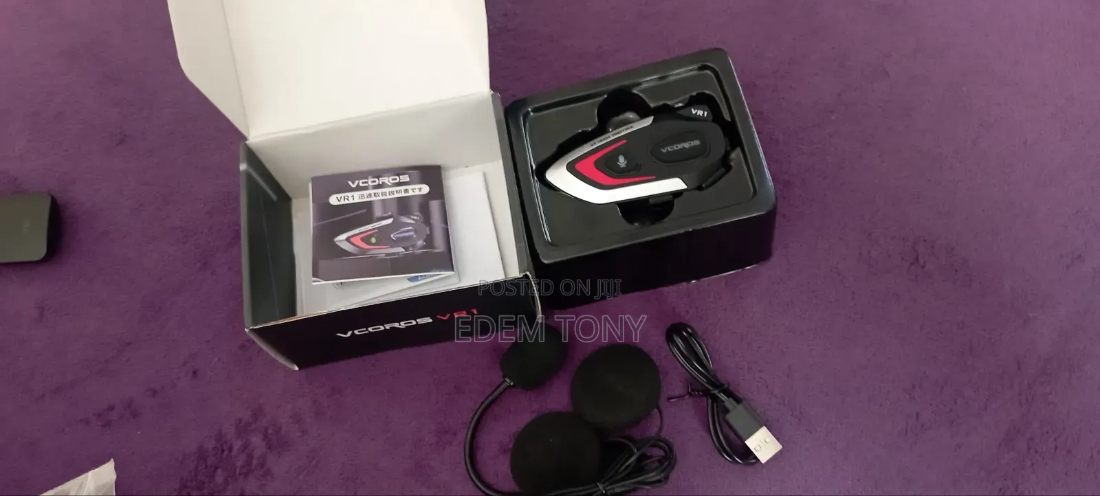 Vcoros Vr1 Is A Wireless Motorcycle Helmet Headset