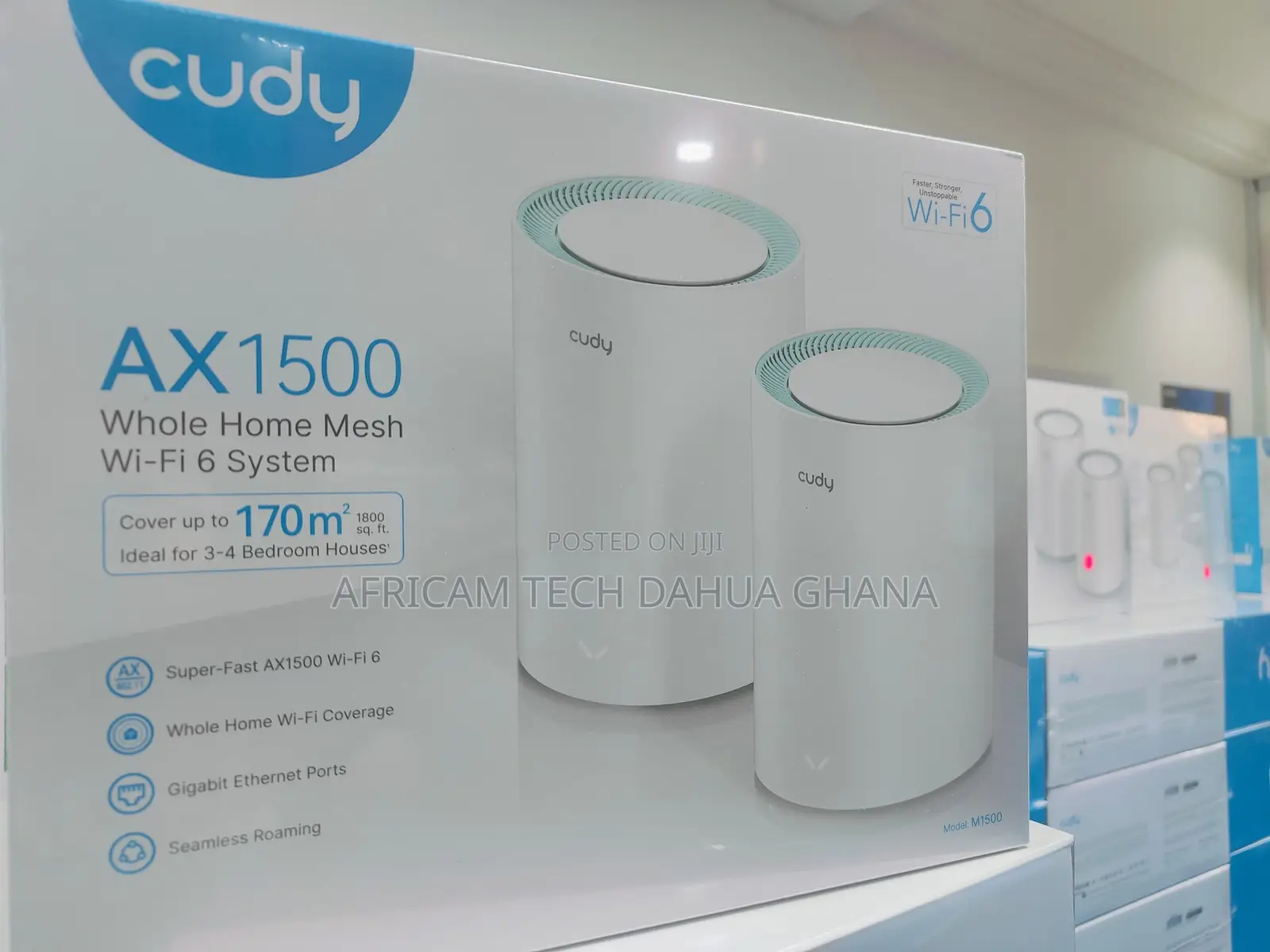Cudy Ax1500 Gigabit Wi-Fi 6 Mesh Solution (2-Pack)