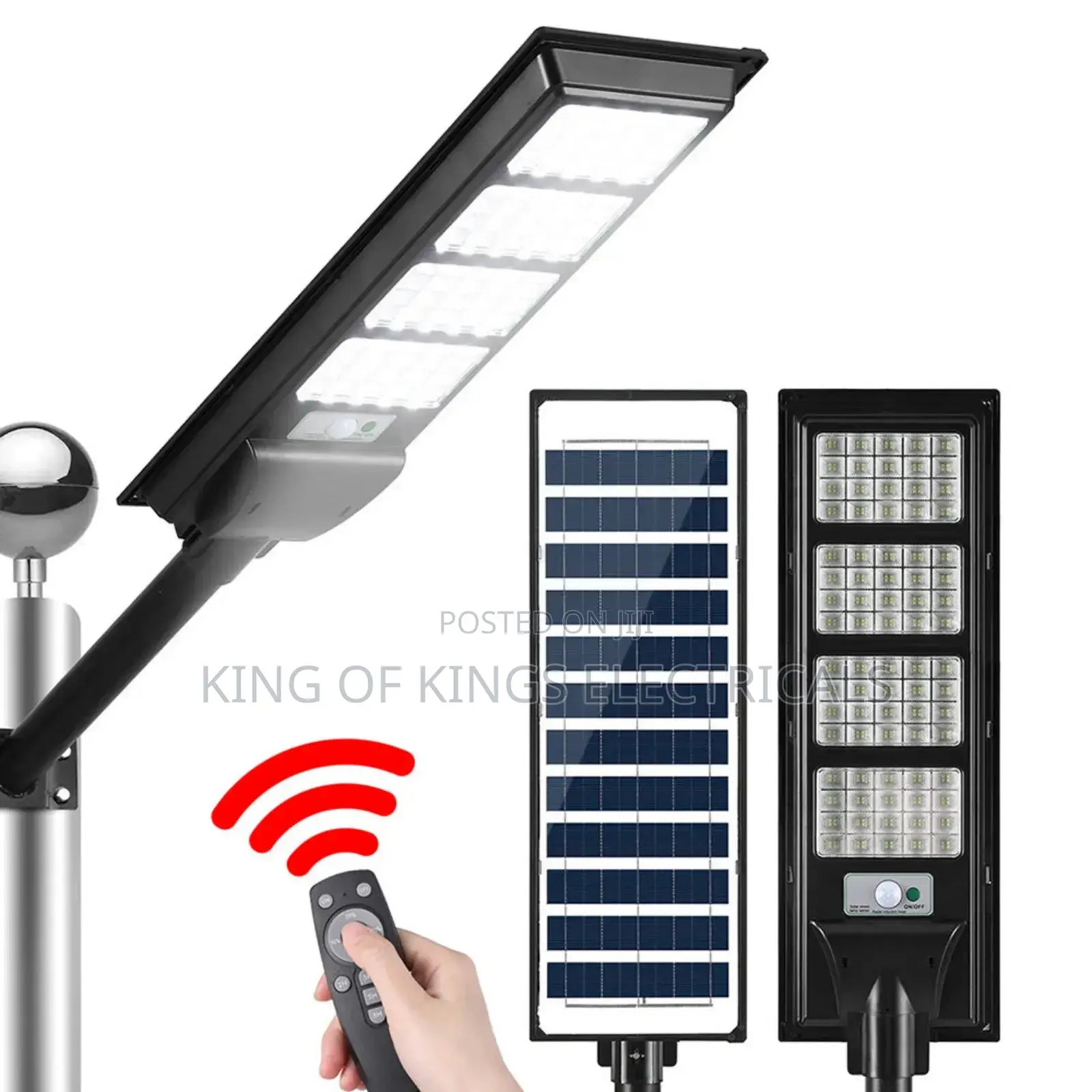 Vevor 400w Solar Streetlight - White/Black