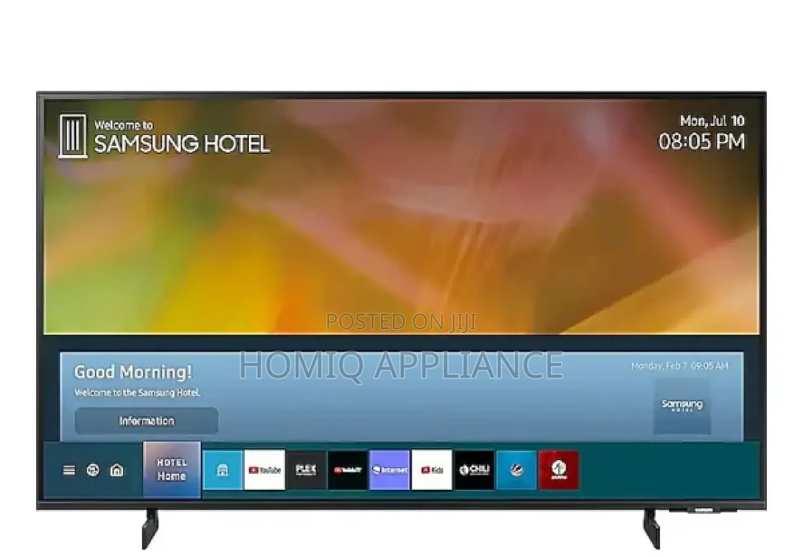 Samsung Hau8000 Crystal 55" Uhd Hotel Tv, Hg55au800auxue