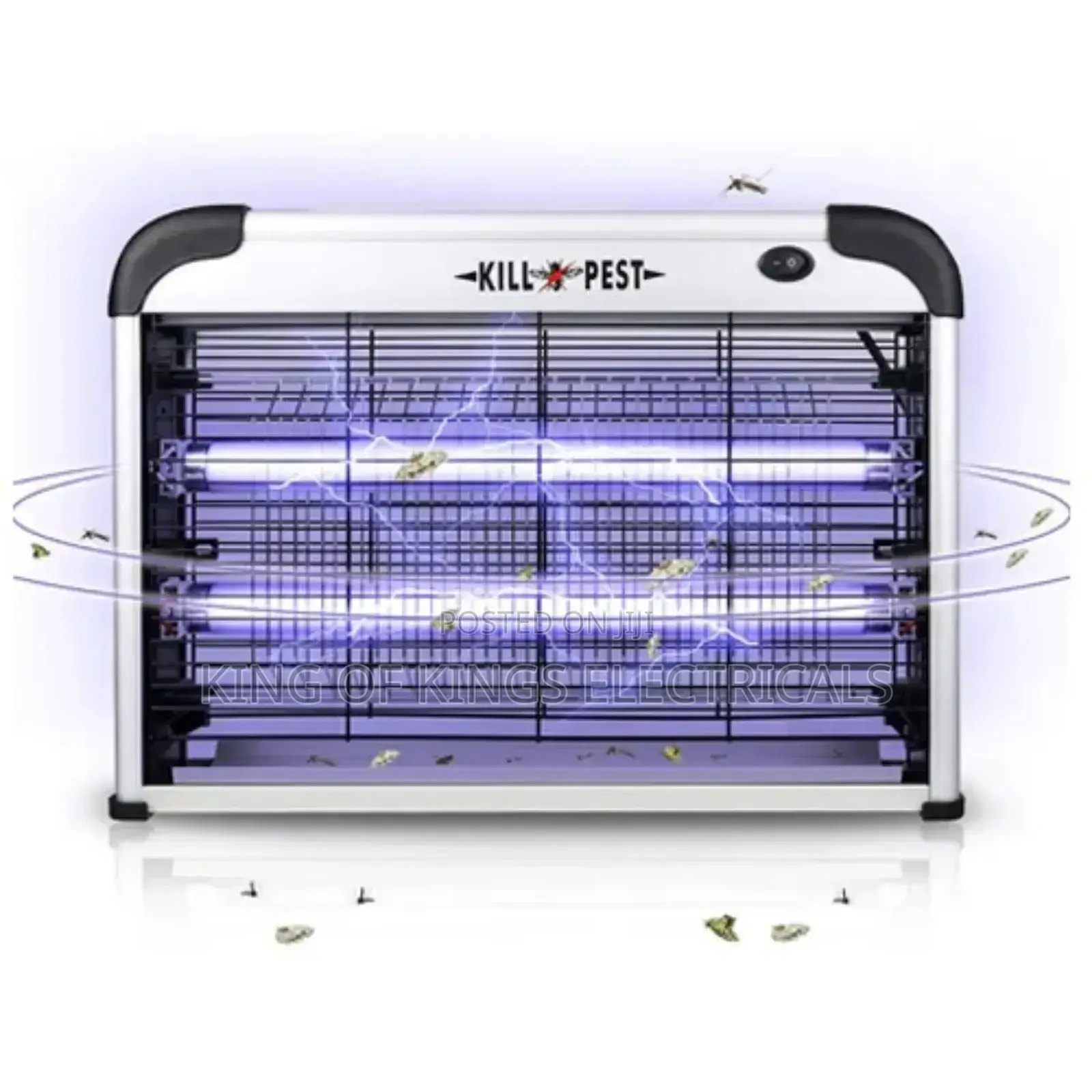 Led Mosquito and Fly Trap Lamp(6w) - White/Black